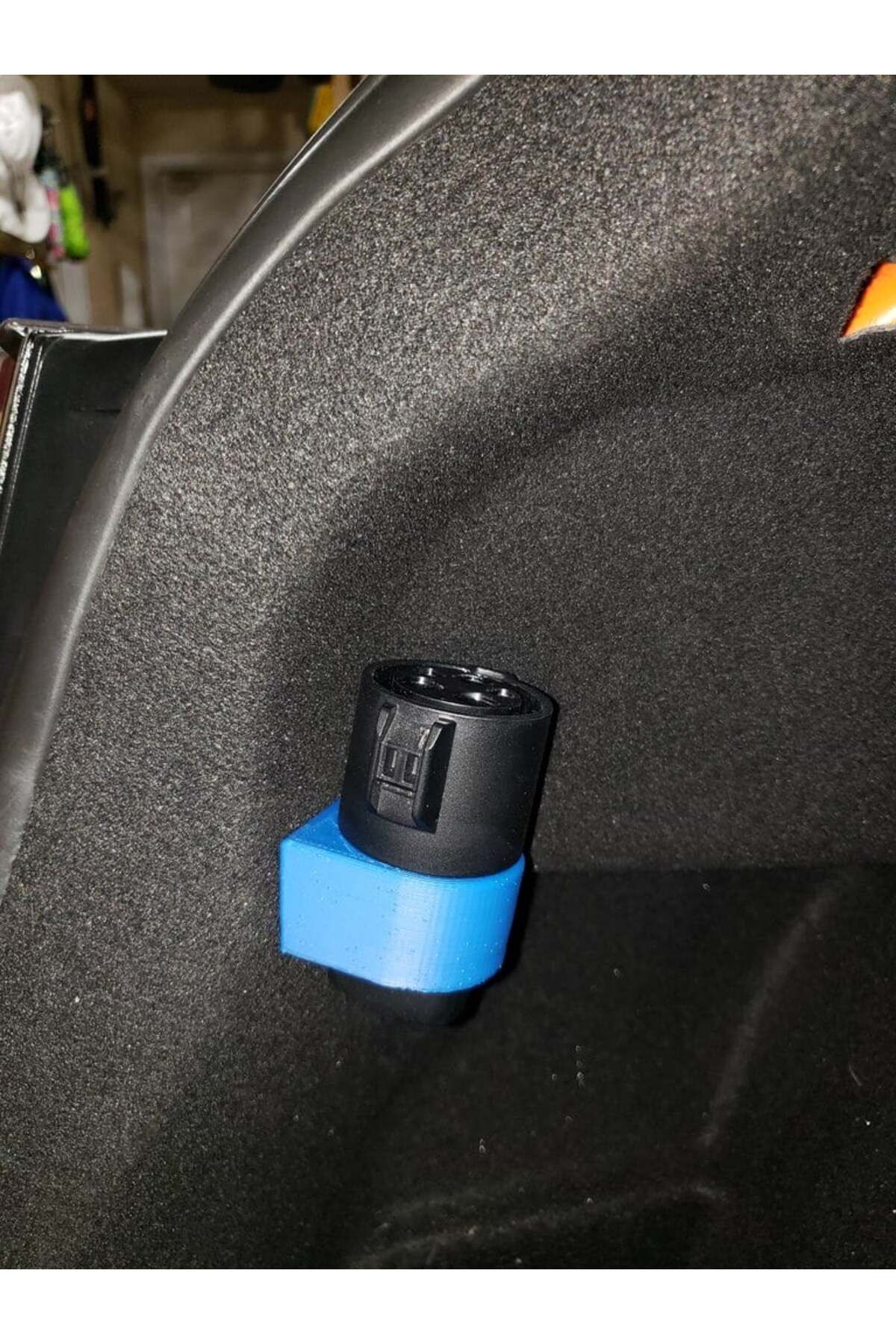 Lucest Model 3 Bagaj için Uyumlu Tesla Şarj Cihazı Adaptör Tutucu (Plastik Aparattır!!!)