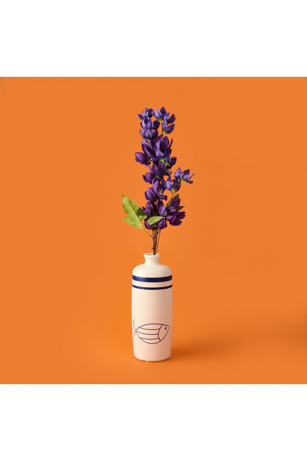 ASPARTAM Enkianthus Yapay Çiçek - Mor - 87 cm
