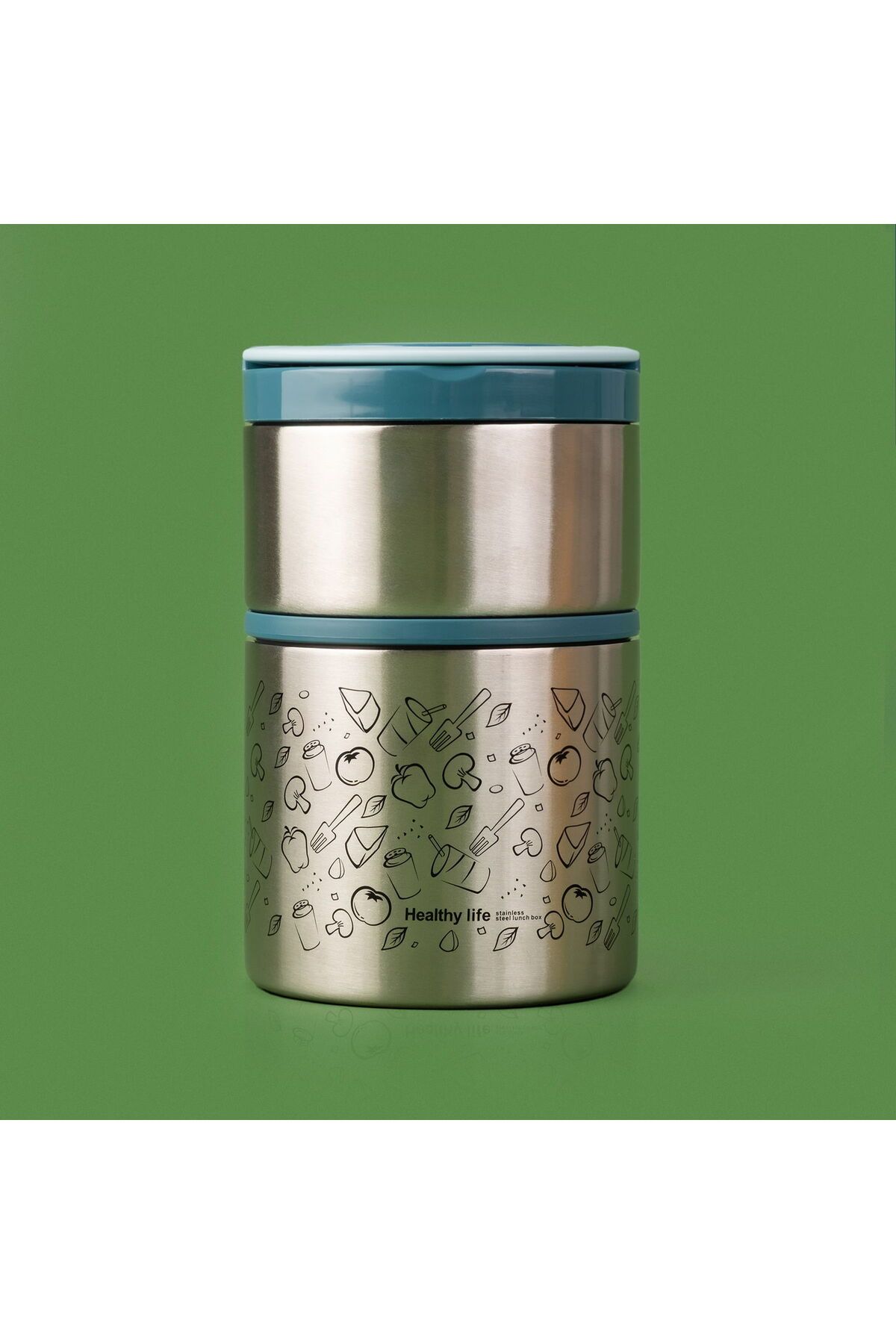 ASPARTAM 2 Katlı Yemek Termosu - 930 ml