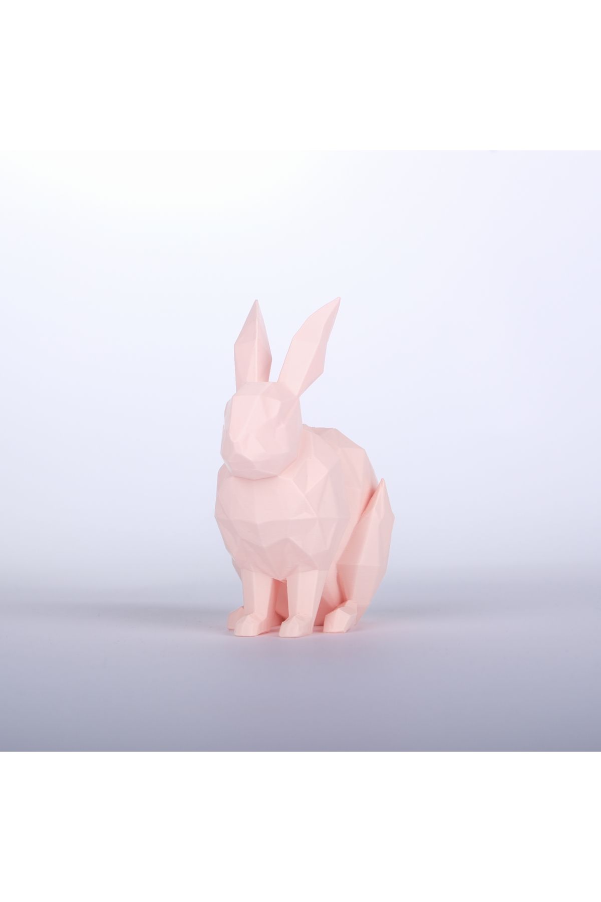 Store Geometrik Tavşan Biblo – 12cm Minimal Heykel