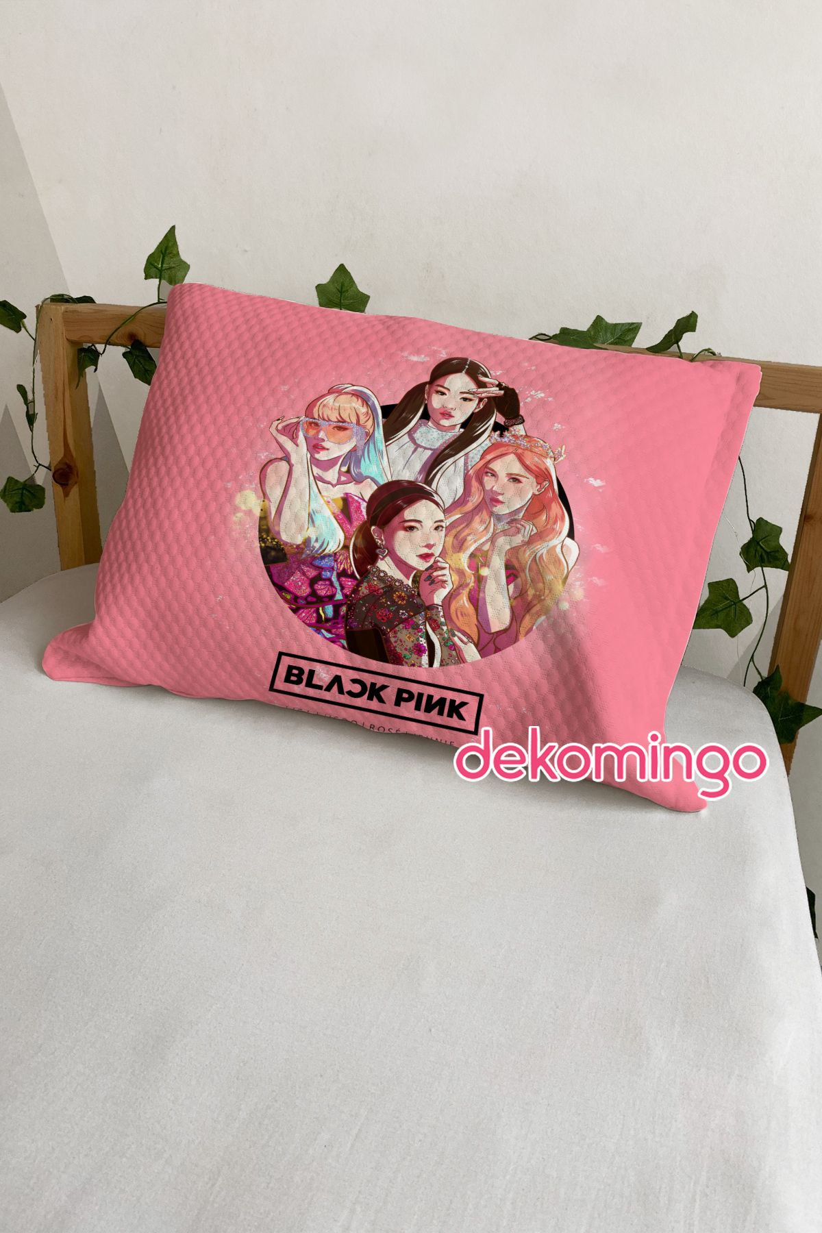 dekomingo BLACK PINK 2 ADET YASTIK KILIFI