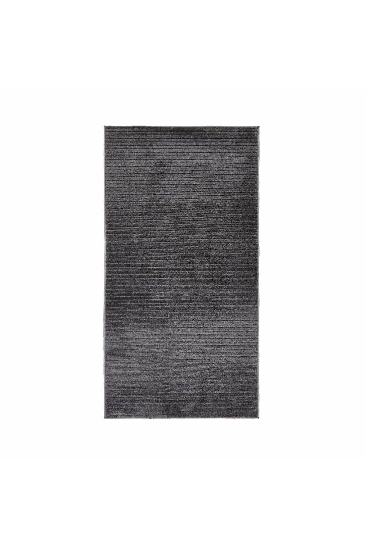 ASPARTAM Micro Shaggy Halı - Antrasit - 80x150 cm