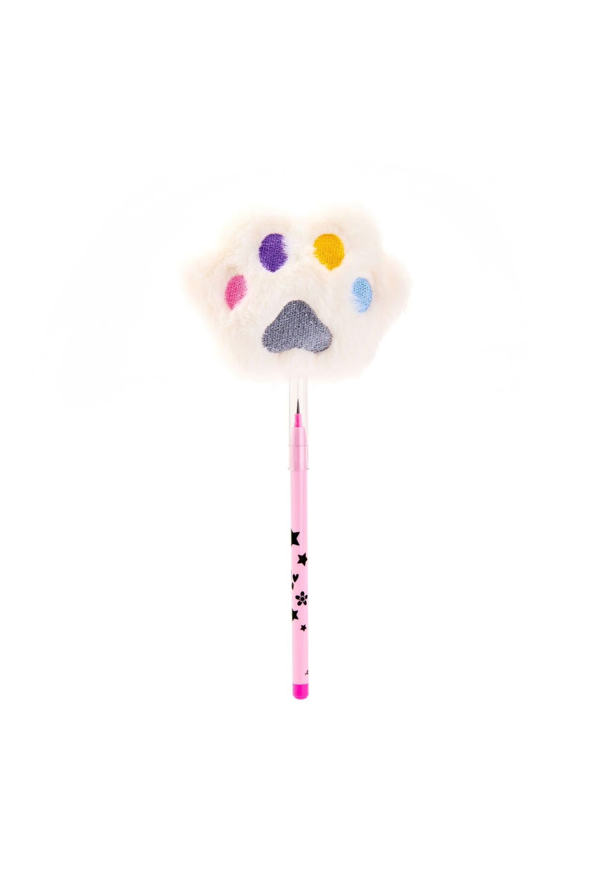 MATMEL POP-9115 Peluş Pençe Başlıklı Geçmeli Kalem - - 23 cm