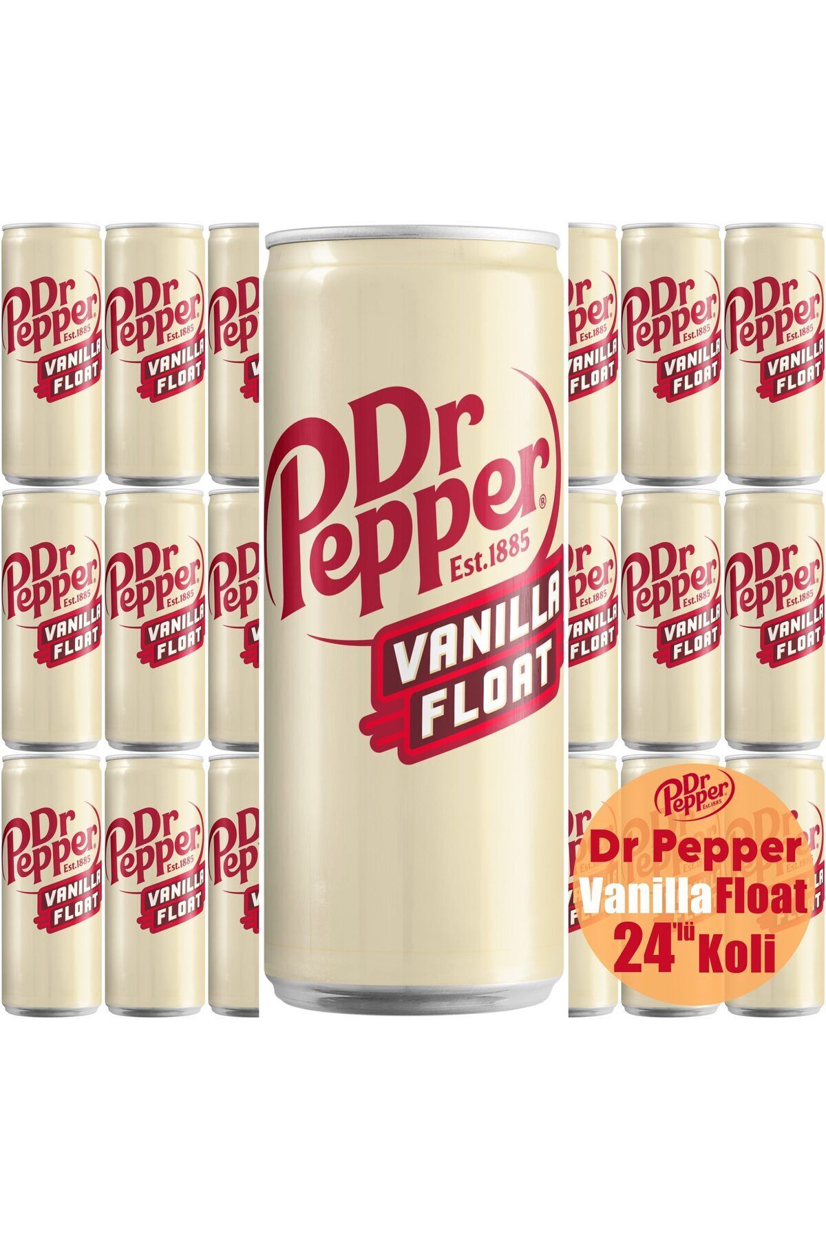 Dr. Pepper Dr Pepper Vanilla Float 330ml 24’lü Koli