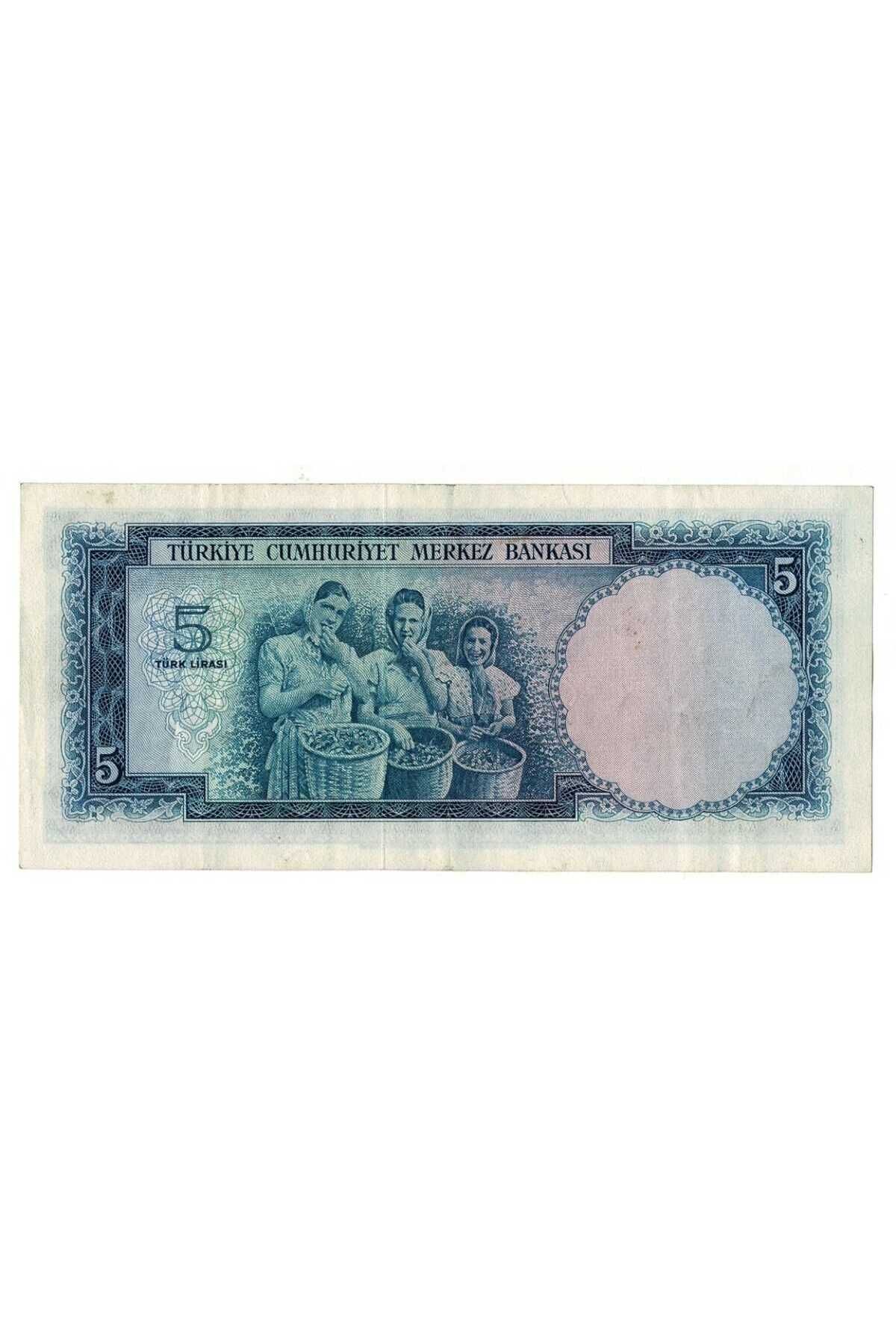 Gökçe Koleksiyon 5.Emisyon 1.Tertip 5 Türk Lirası Seri A7 NATURELÇÇT+ TCK9285