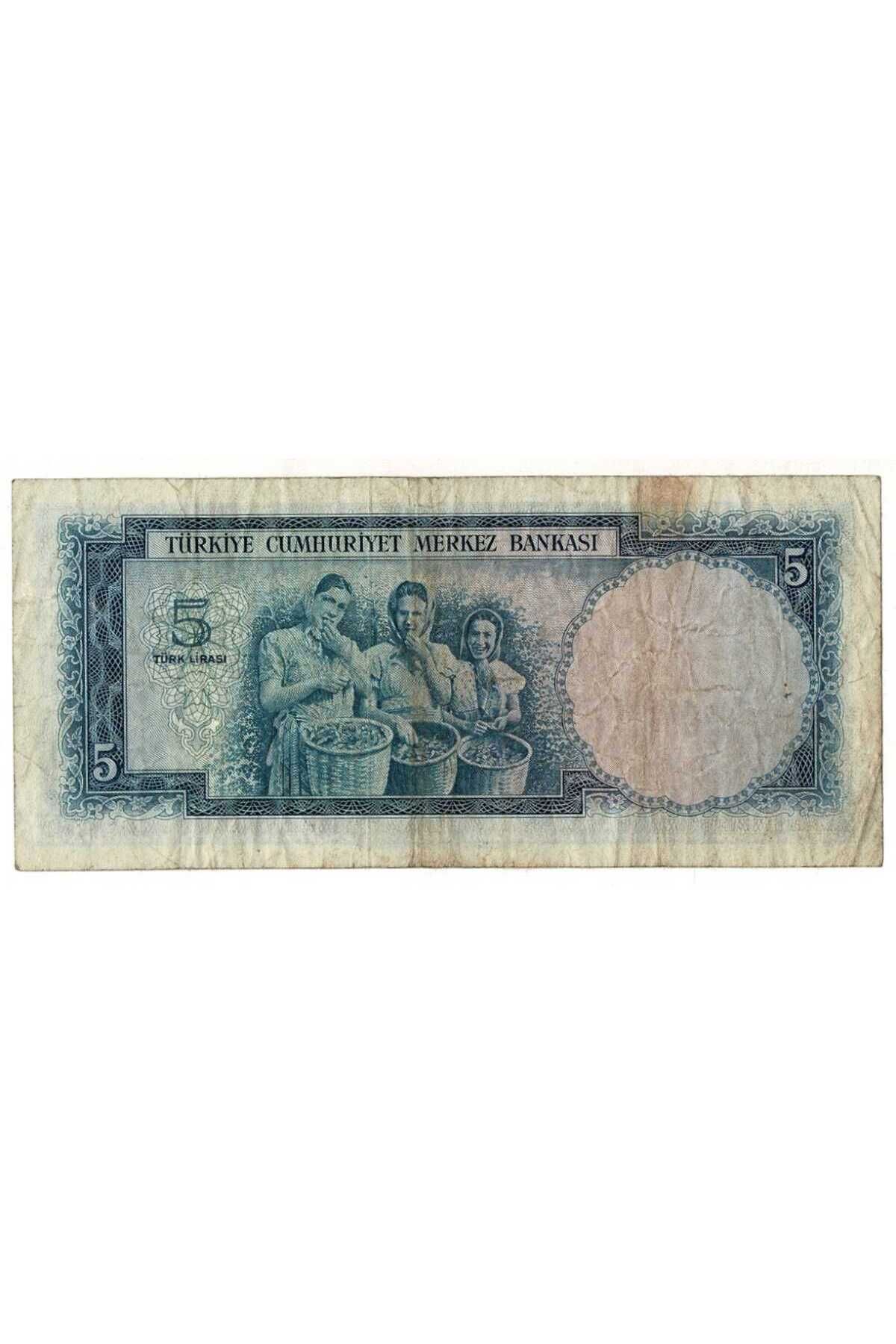 Gökçe Koleksiyon 5.Emisyon 1.Tertip 5 Türk Lirası Seri C15 NATURELÇT TCK9278