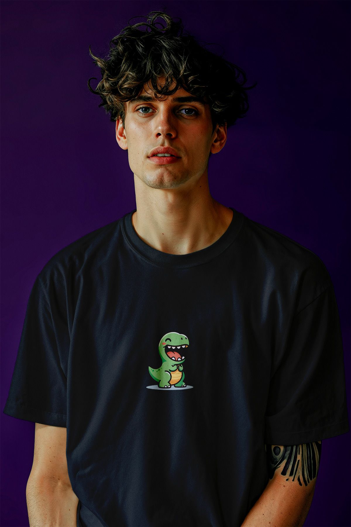 Decrift Dino %100 Pamuk Erkek T-Shirt
