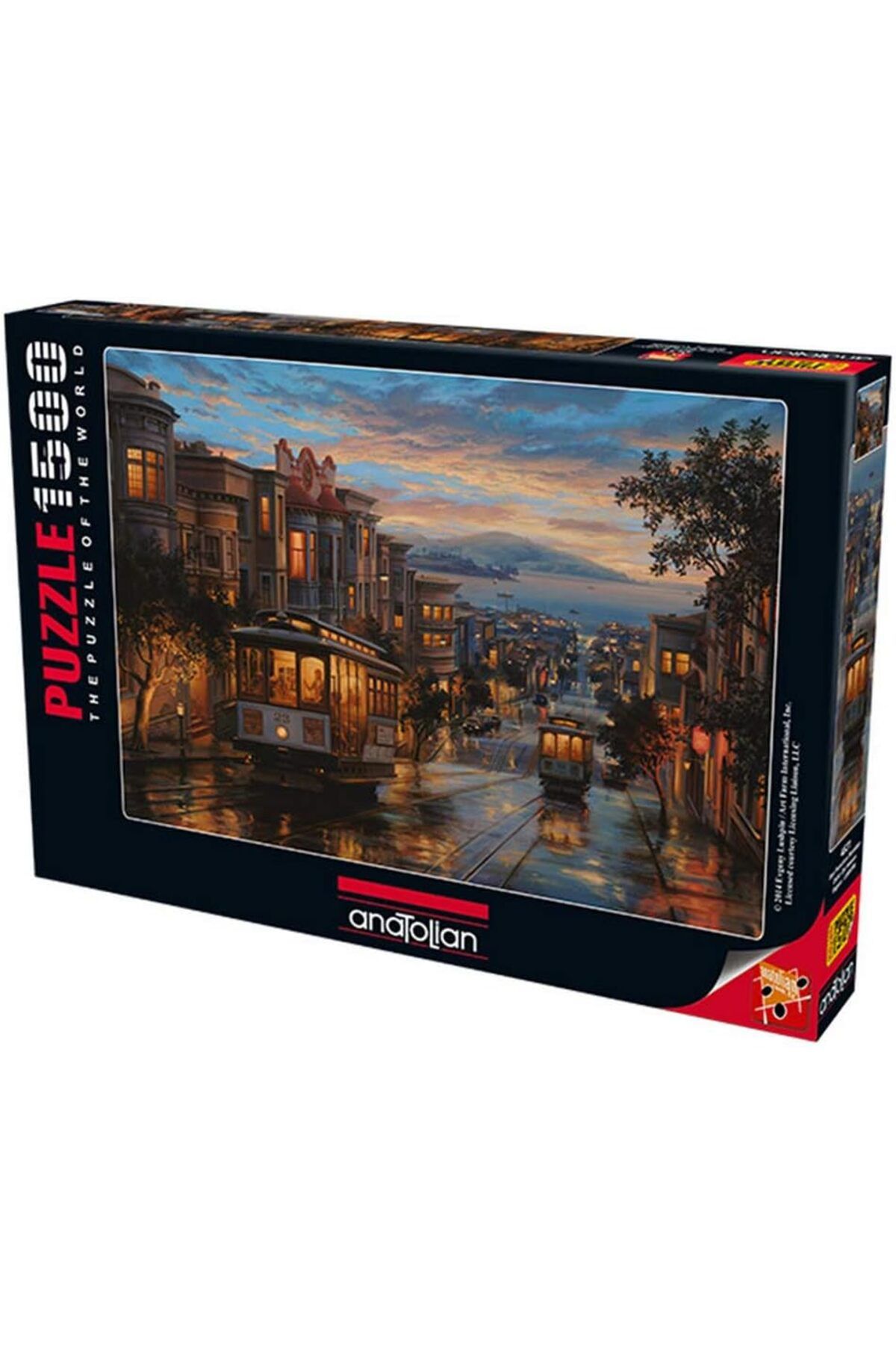 STOREMAX svticaret Francisco Sokakları, Anatolian 1500 parça puzzle mhm 1053513