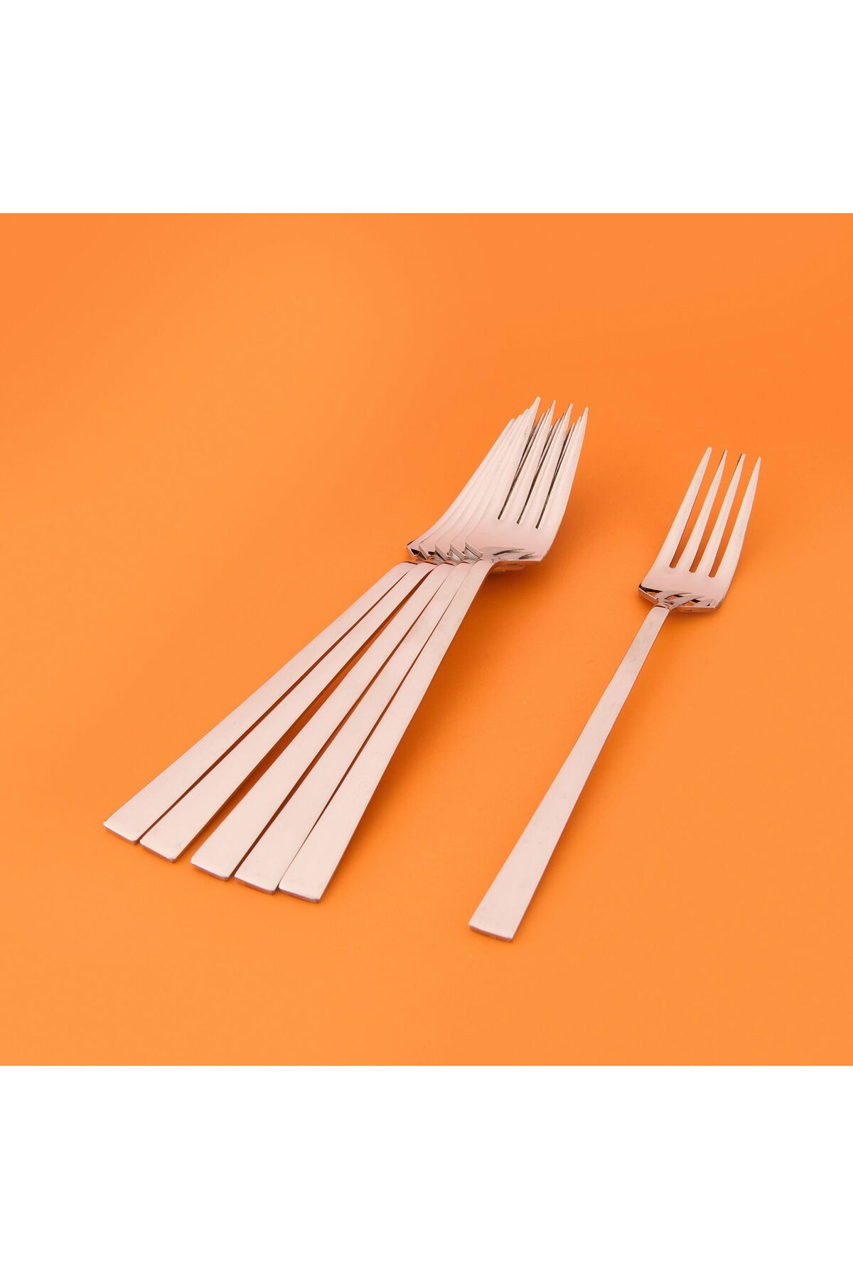 MATMEL 6'lı Yemek Çatalı - Gri
