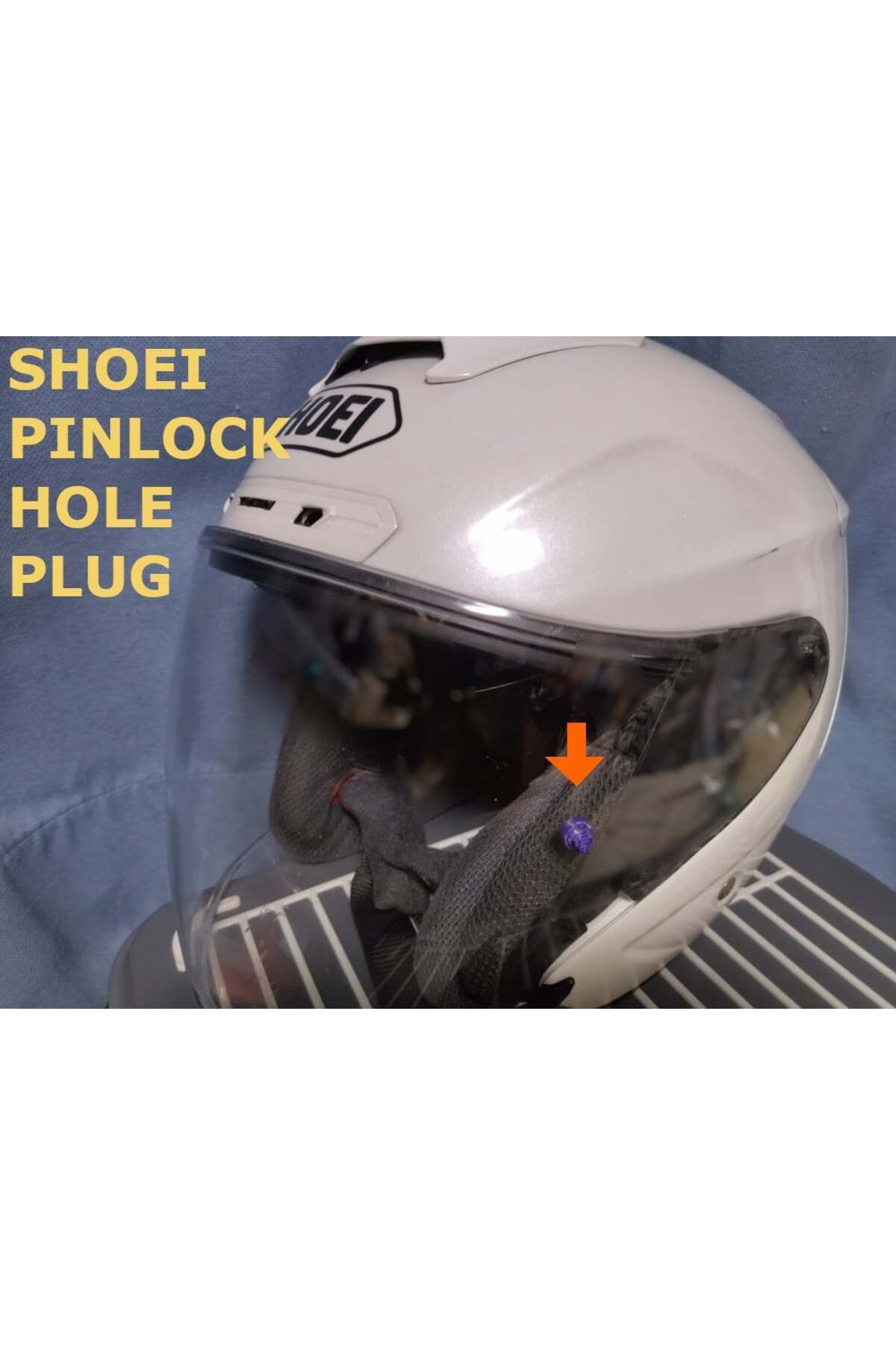 Lucest Shoei Uyumlu pinlock deliği fişi (Plastik Aparattır!!!)