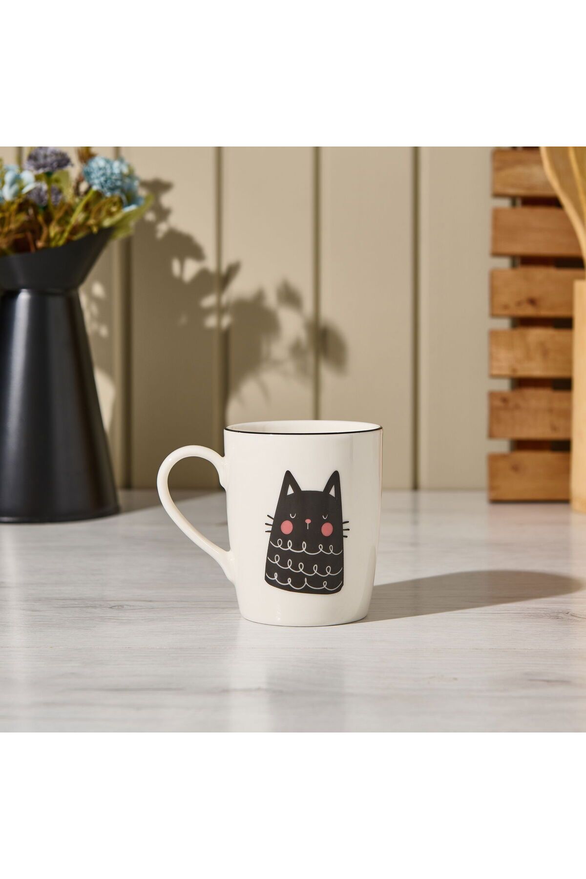 ASPARTAM Cutie Cat Desenli Kupa - Renkli - 290 ml