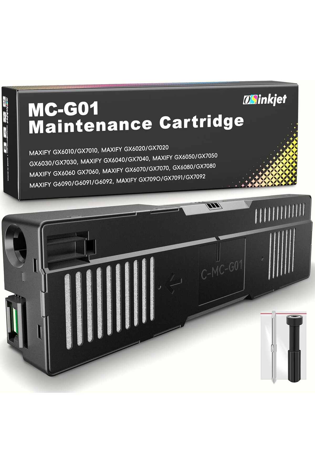 Canon ATIK KUTUSU MC-G01 Maintenance Cartridge Canon MAXIFY GX7021 GX6021 GX7020 GX6020 GX6010 GX7010,