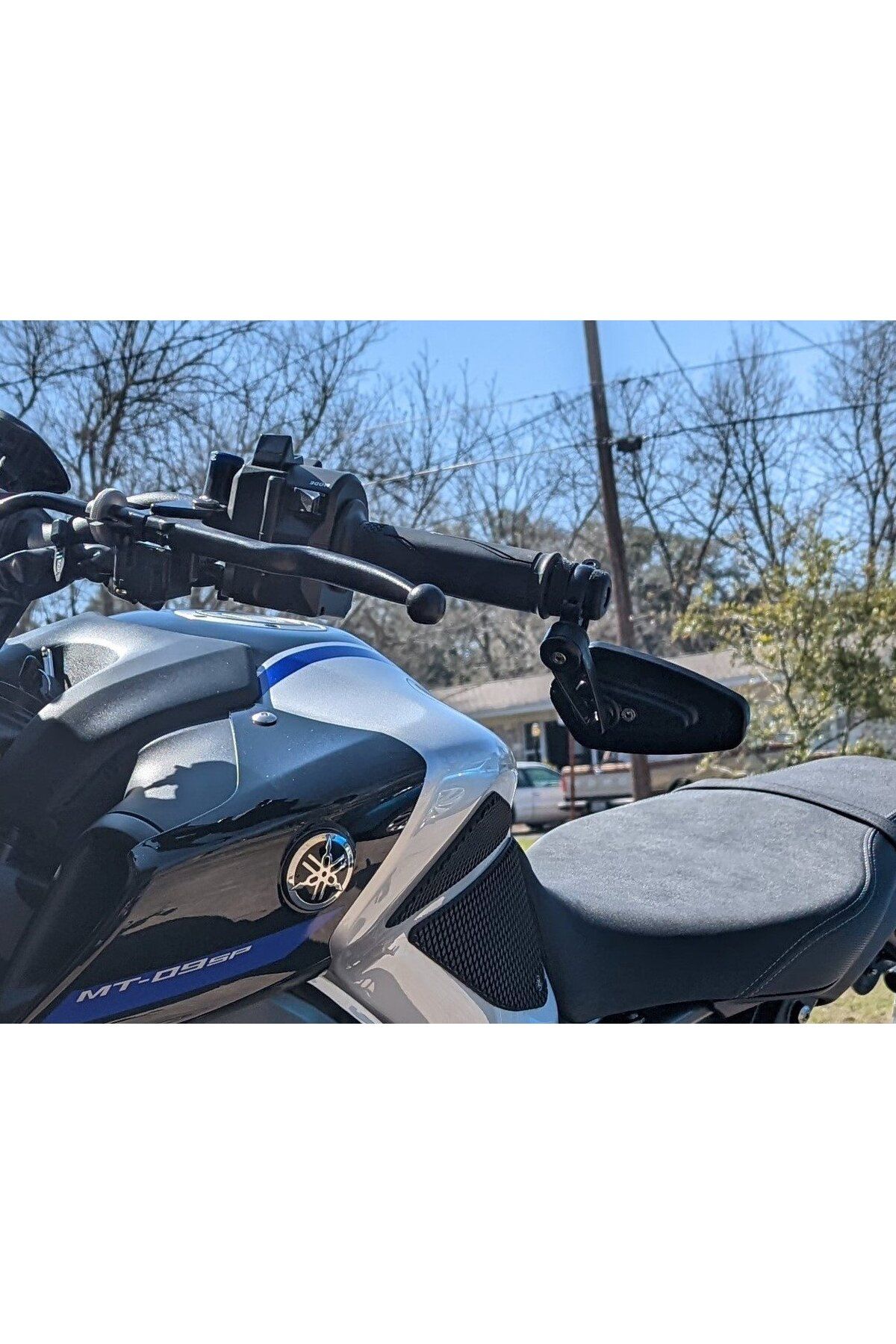 Lucest CRG Yamaha Bar End Adaptörü (MT-09) (Plastik Aparattır!!!)