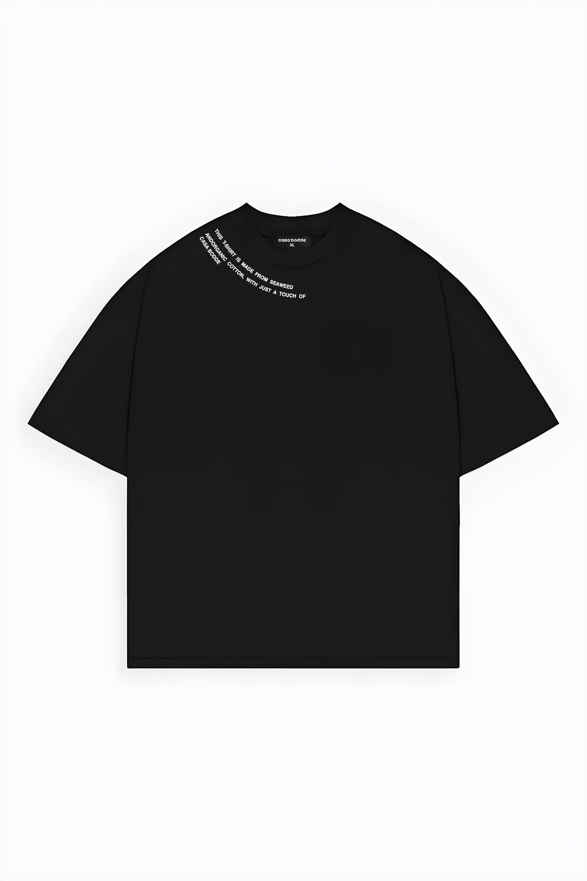 Casa Bodde Yaka Baskılı Basic Unisex Tişört