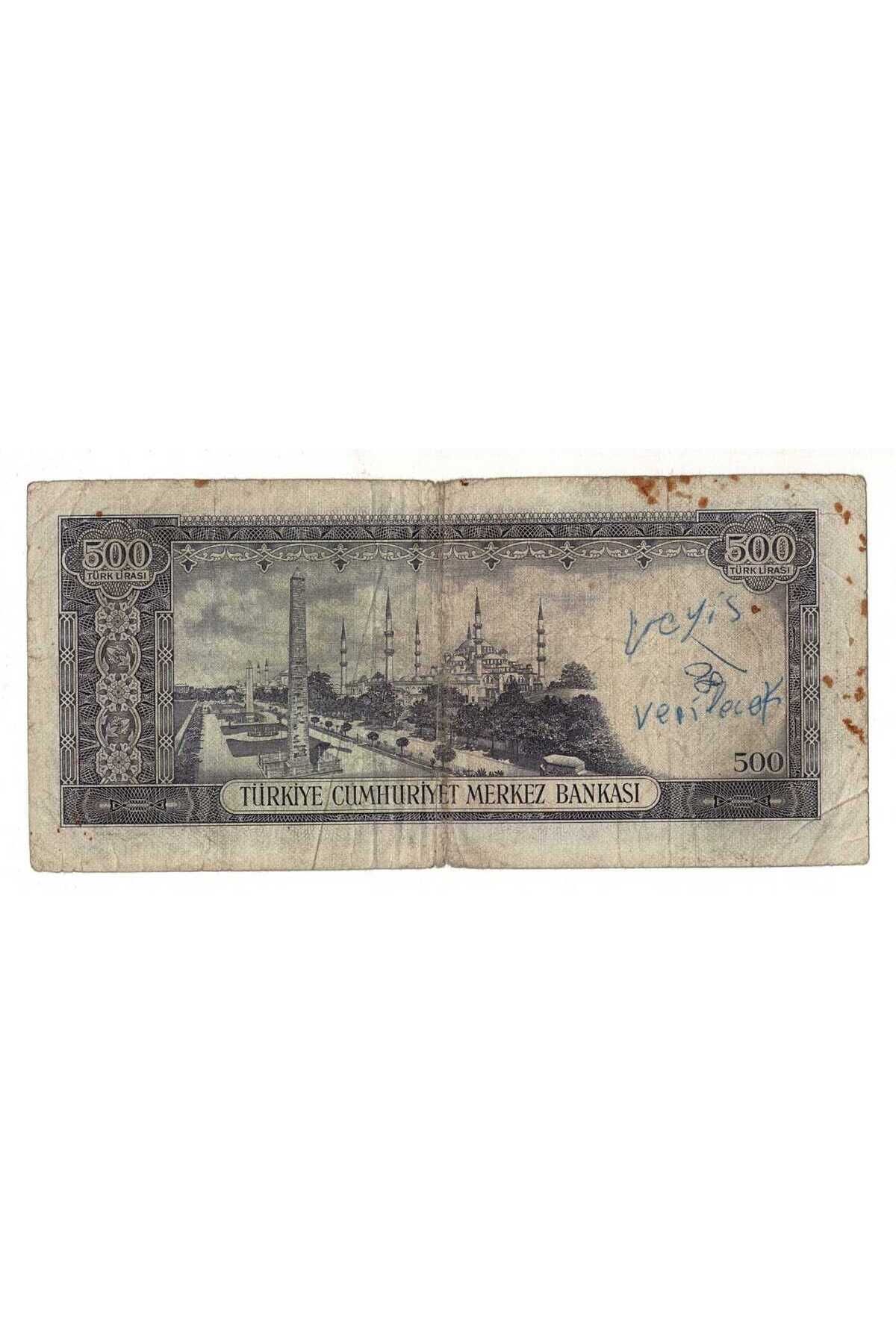 Gökçe Koleksiyon 5.Emisyon 4. Tertip 500 Türk Lirası Seri V 48 TEMİZ TCK9457