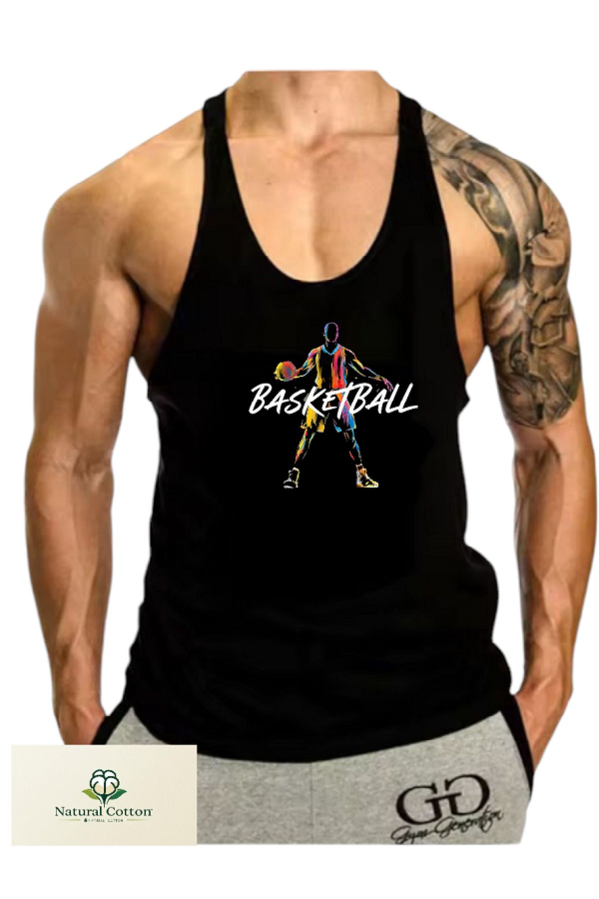 MUTLUGYM Fitness Gym Tank Top Sporcu Atleti