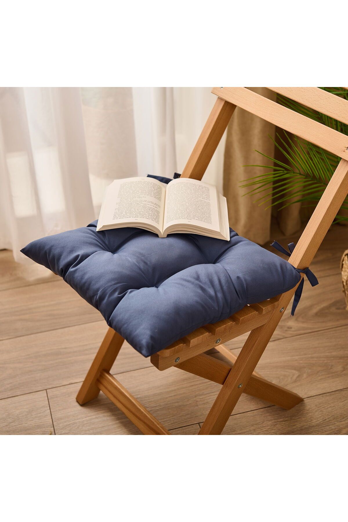 MATMEL Carre Sandalye Minderi - İndigo - 40x40 cm