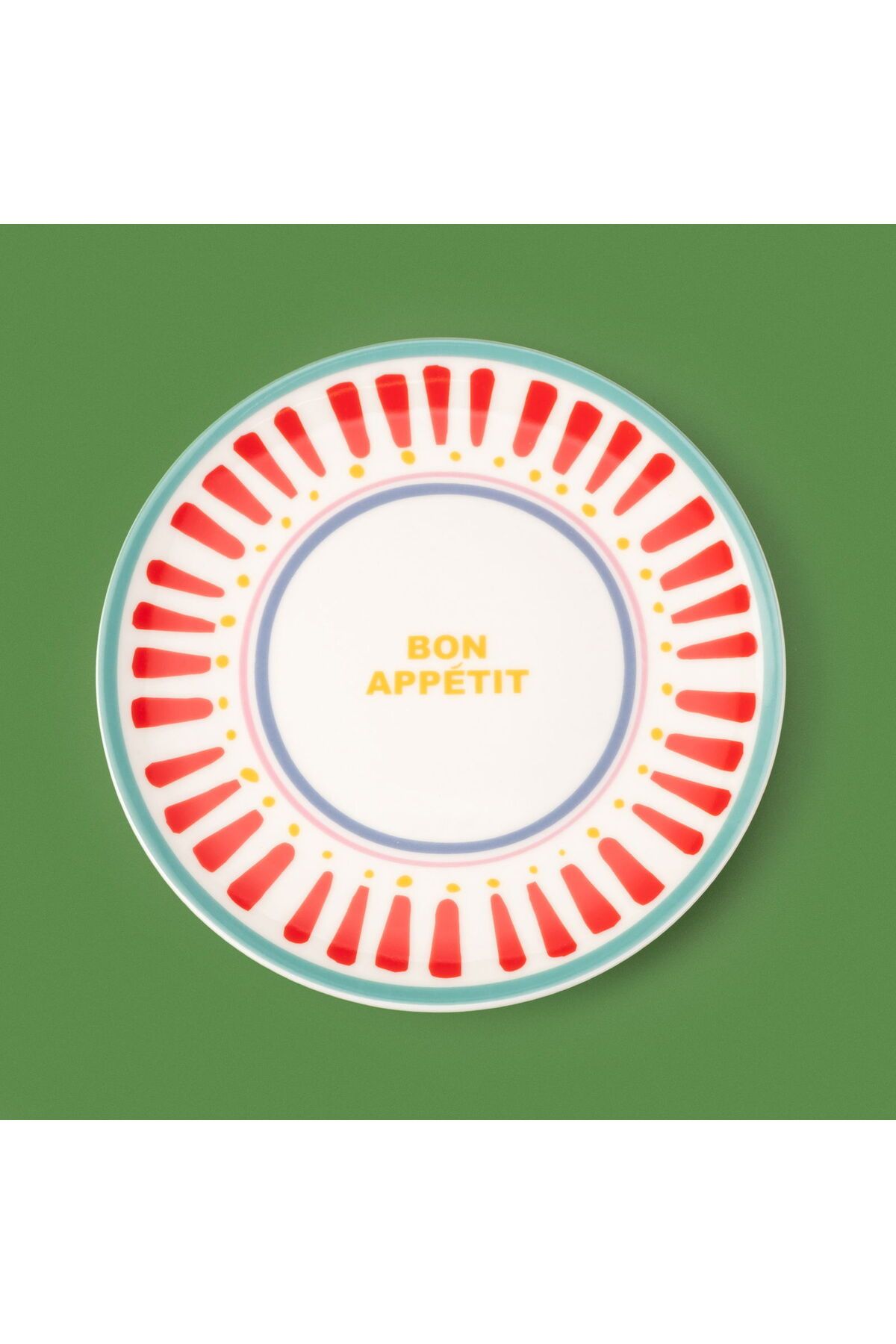 MATMEL Bon Appetit Tatlı Tabağı - Renkli - 19 cm