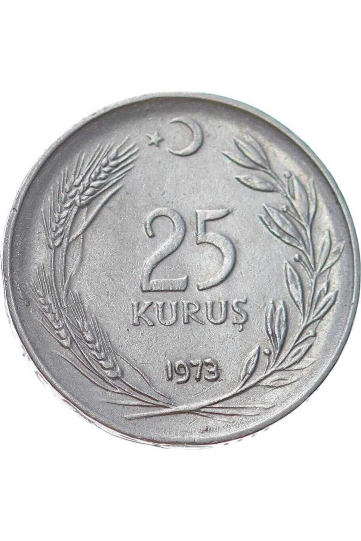 Gökçe Koleksiyon 1973 Yılı 25 Kuruş Çil  Koleksiyon