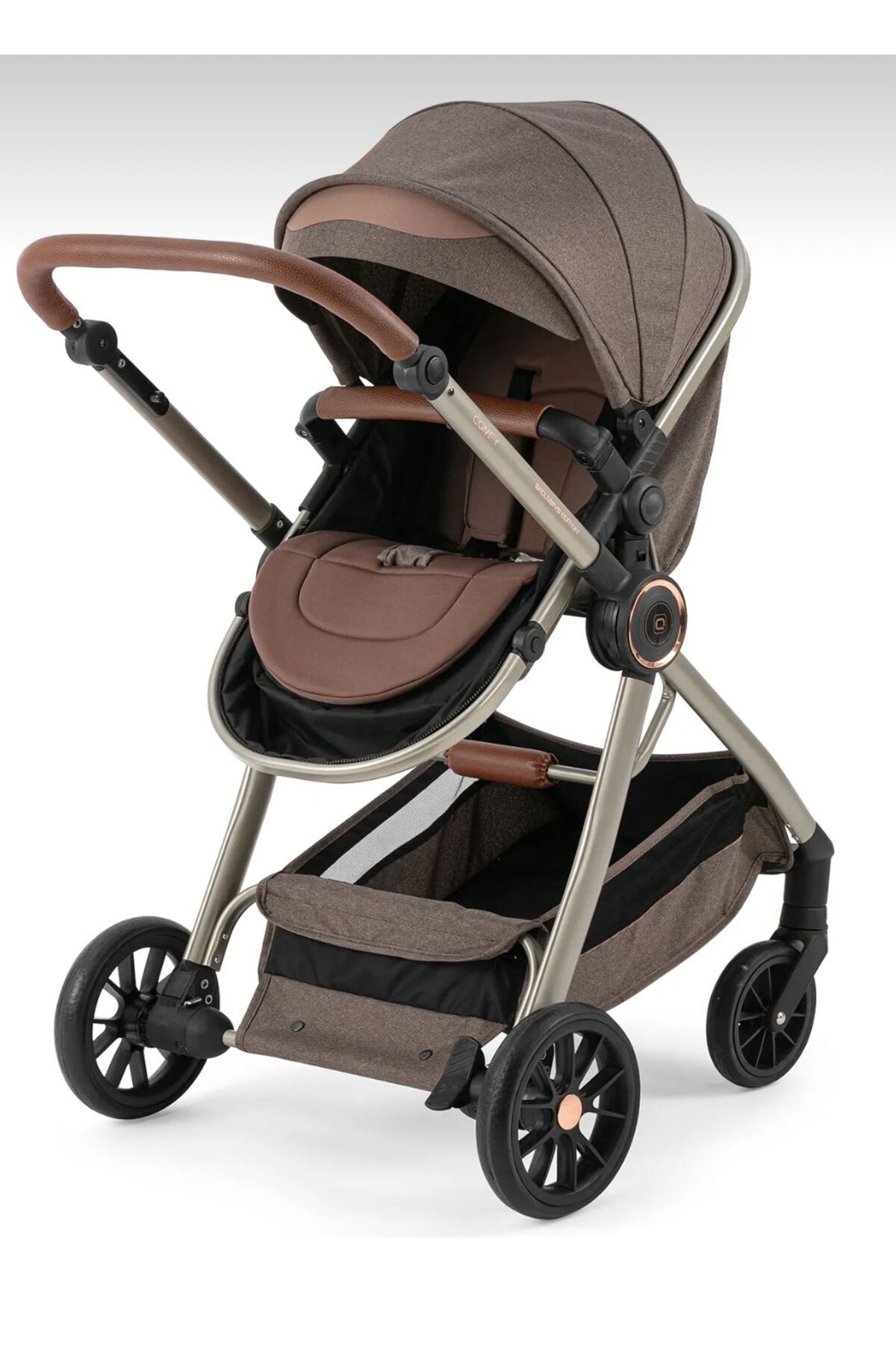 ÖYKÜ BEBEK DUNYASI 4'lü Set / Comfy Life Seyahat Sistem Bebek Arabası / Oto Koltuğu / Bebek Bakım Çantası / Yağmurluk fotoğrafı 3 (önizleme)