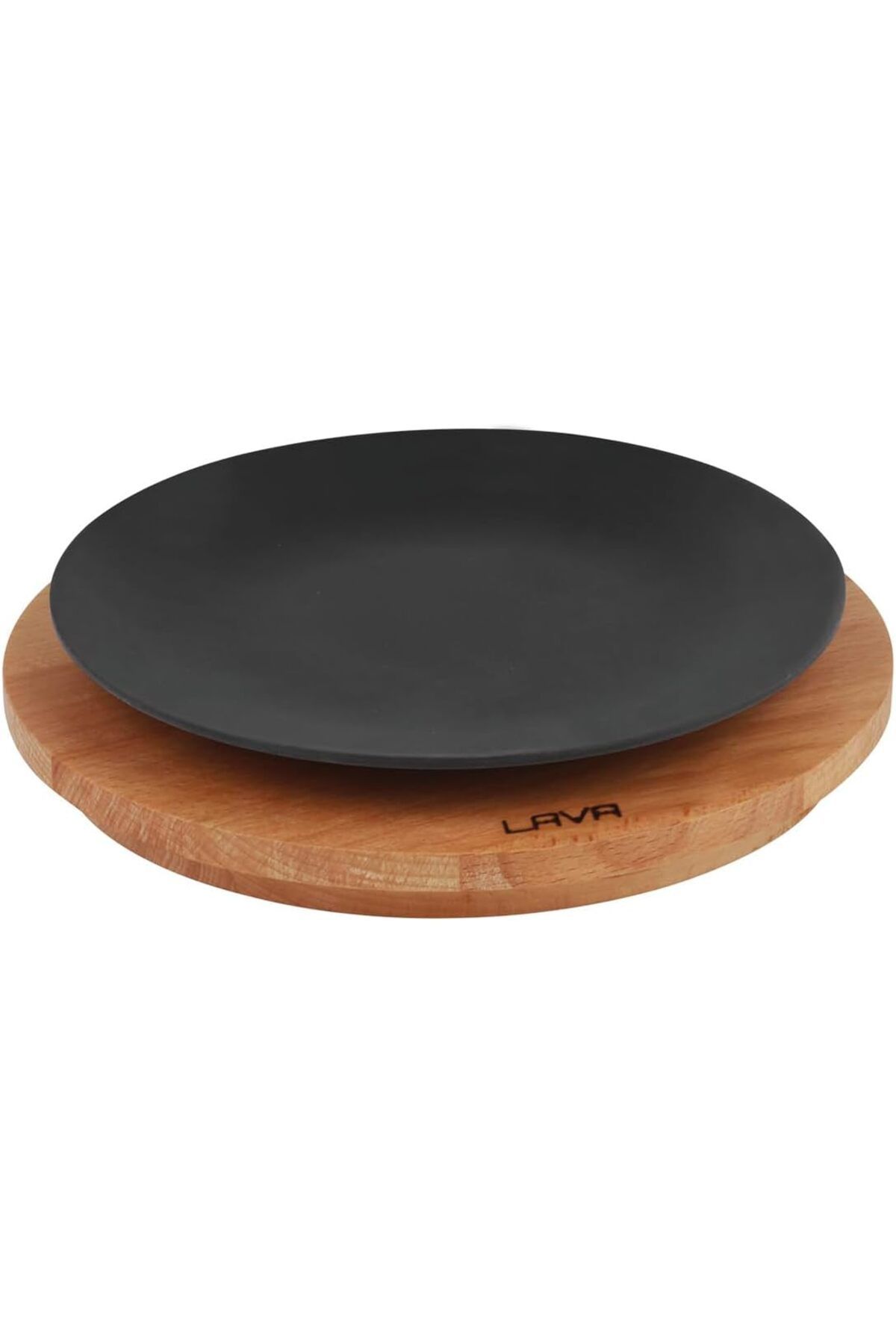 STOREMAX ELZ Döküm Yuvarlak Tabak, Çap 25, Ahşap Altlıklı - LV AS 170 FRNTR 1127478