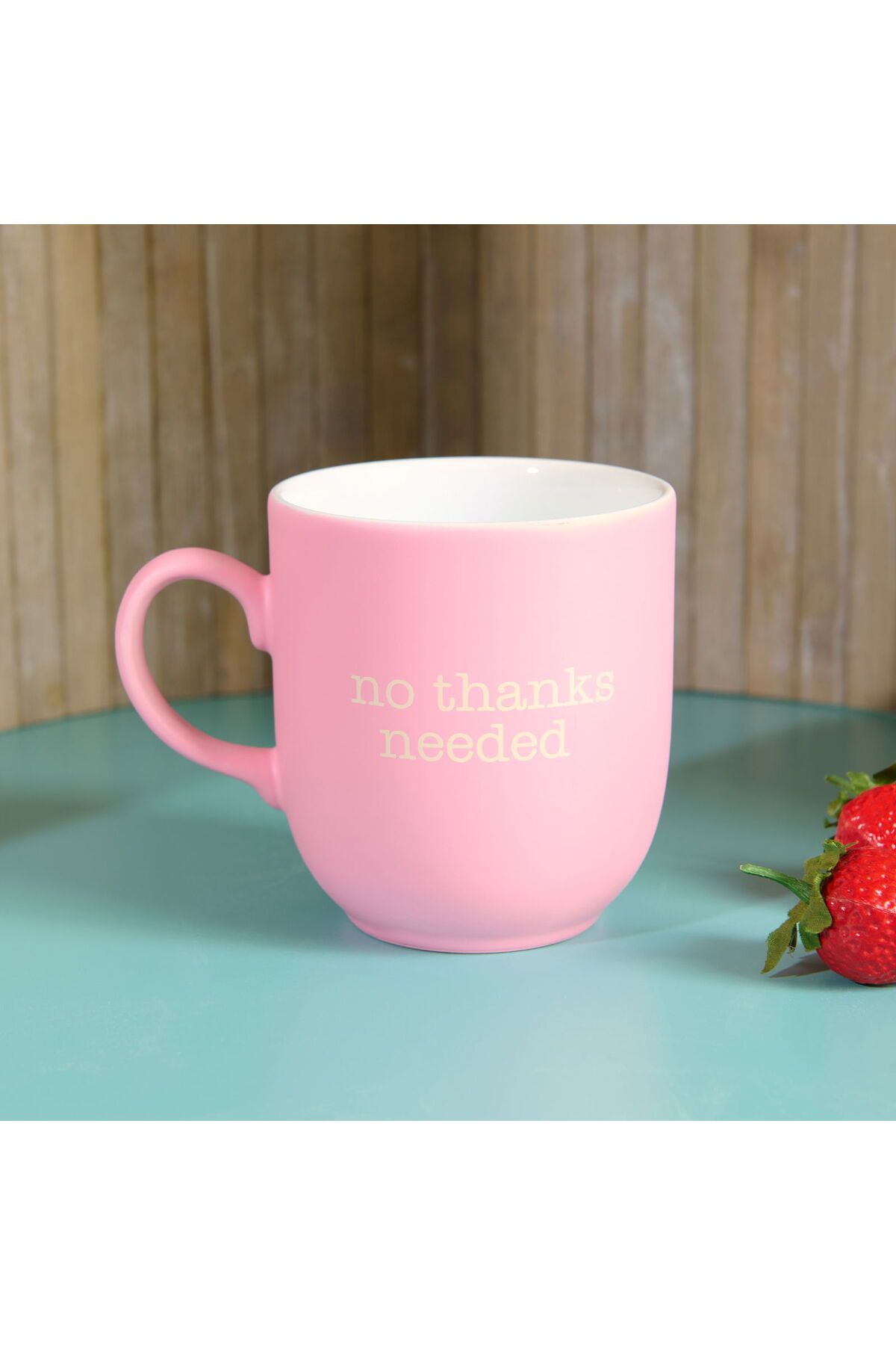 ASPARTAM No Thanks Needed Kupa - Pembe - 400 ml