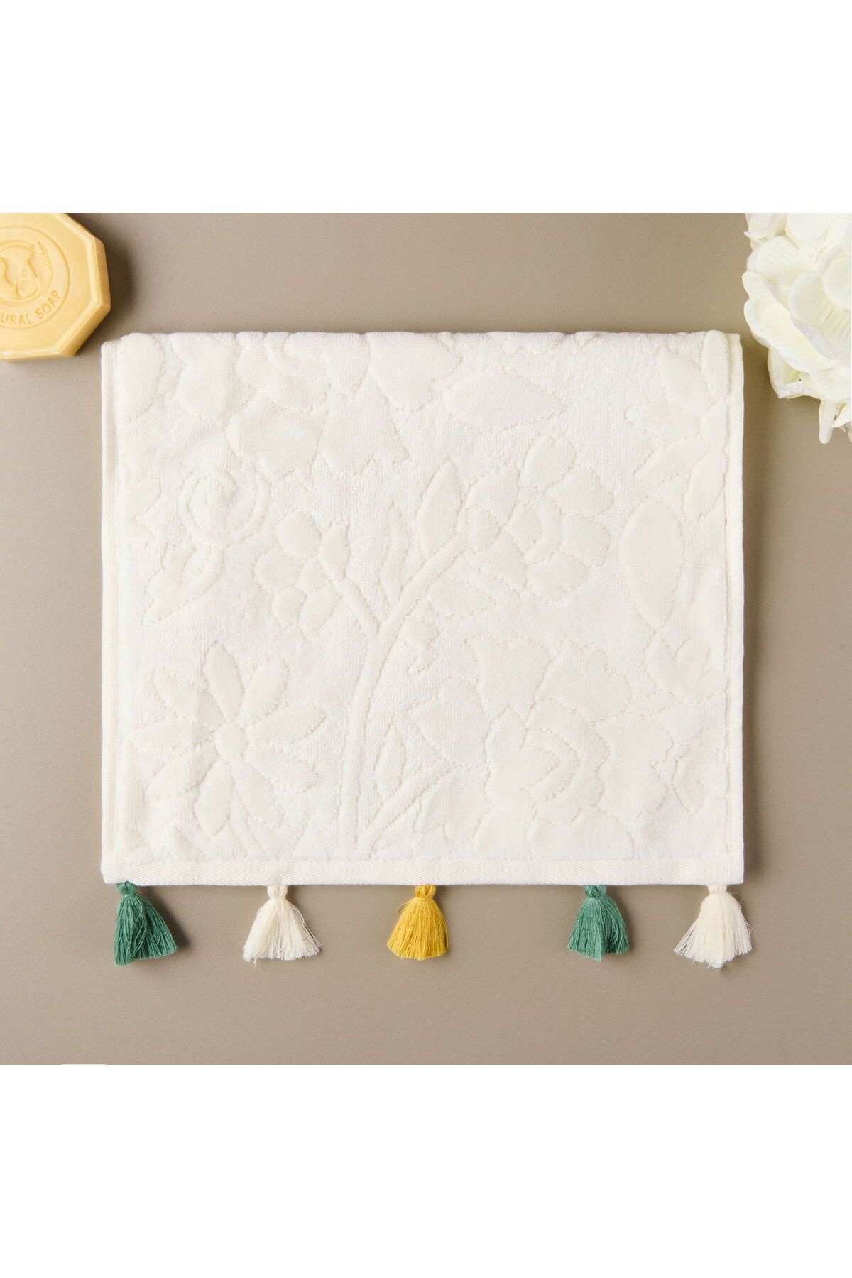 MATMEL Granny Summer Flos El Havlusu - Ekru - 30x50 cm