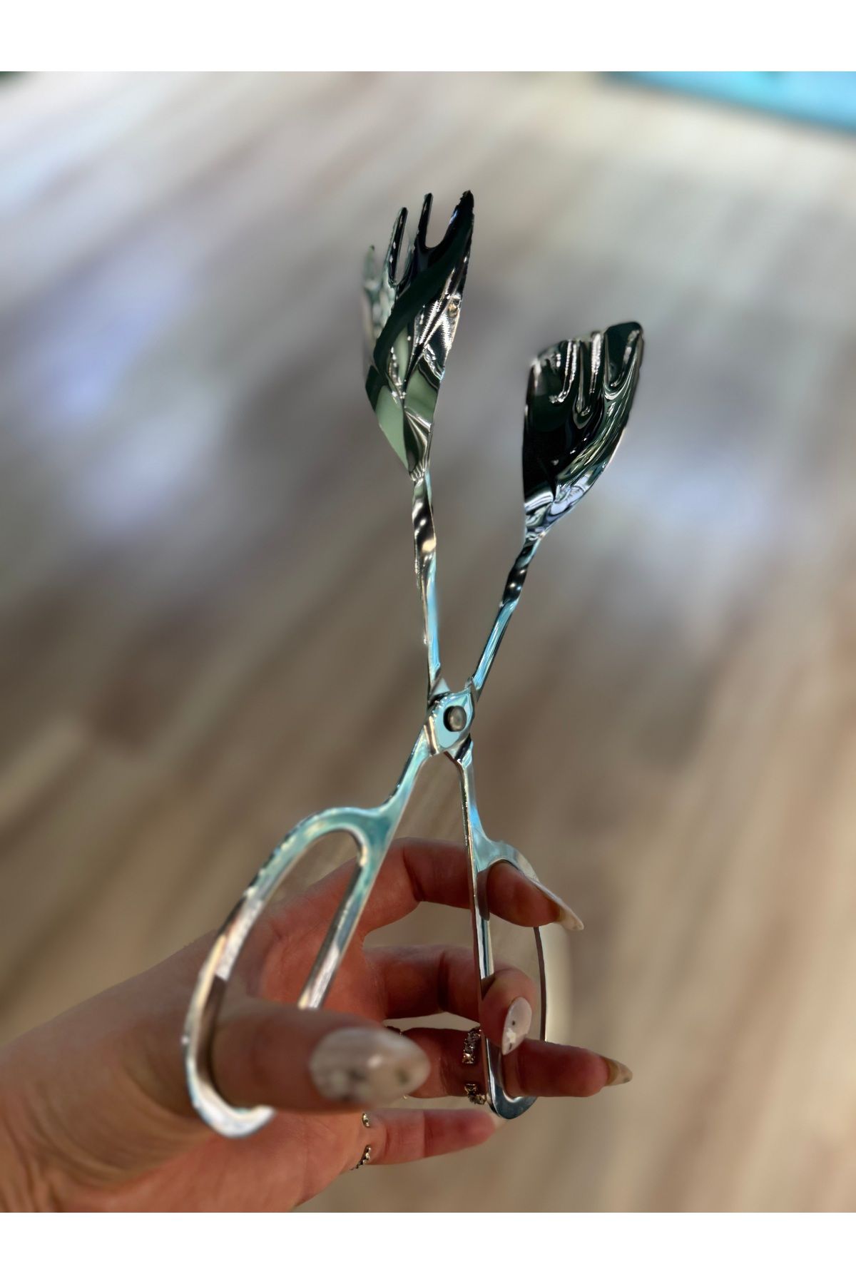 hediye ESTERHOMEDECOR Makas maşa servis maşası