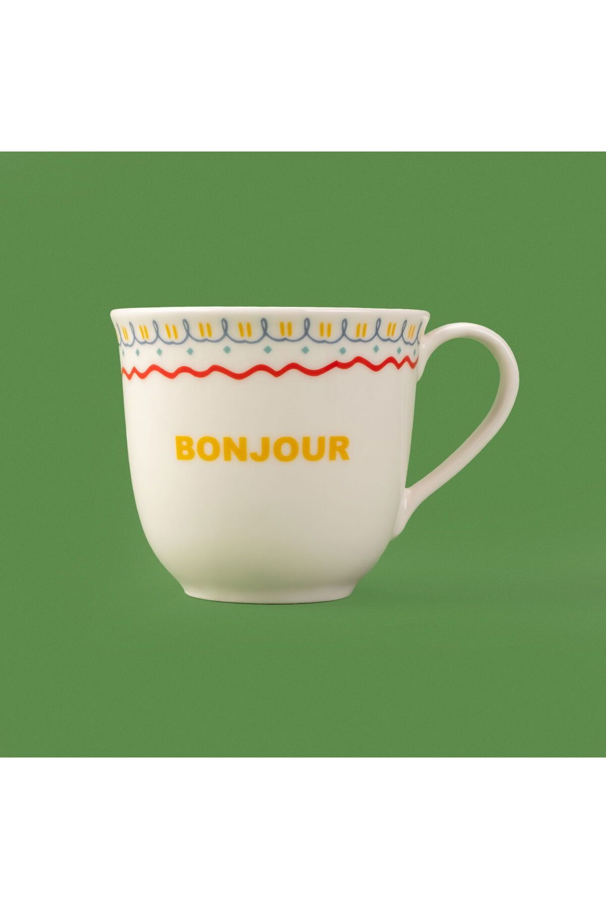 ASPARTAM Bonjour Kupa - Renkli - 290 ml