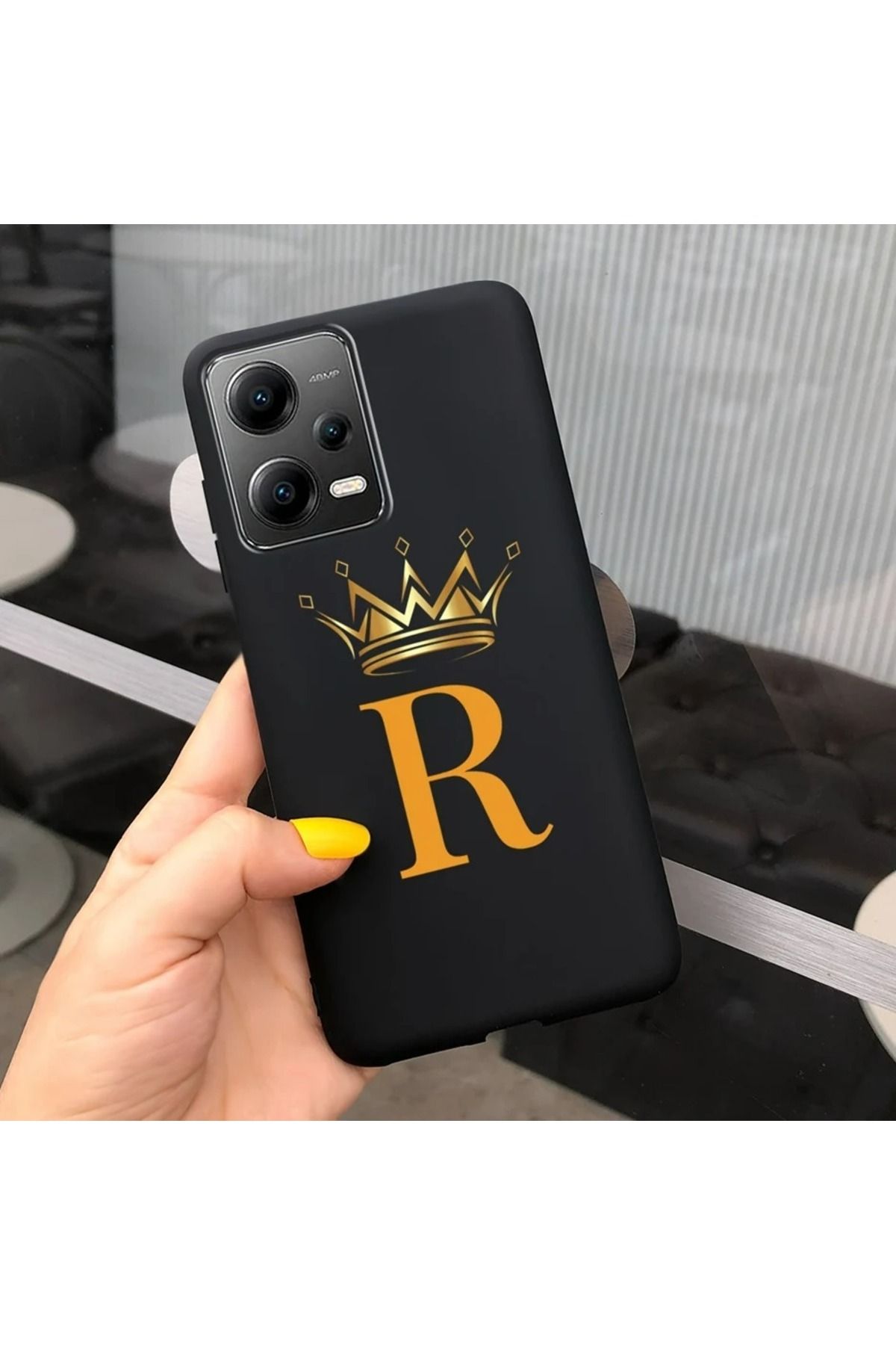 Rotaks Xiaomi Poco X5 5g Uyumlu Kılıf Silikon Esnek İsme Özel Baskılı Harf