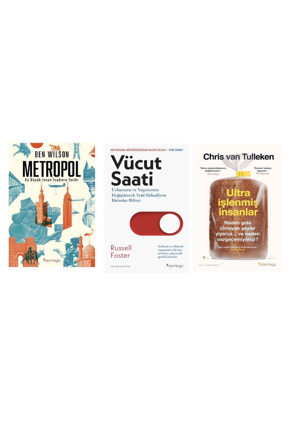 Destek Yayınları metropol + vucut saati + ultra islenmis insanlar =3 set