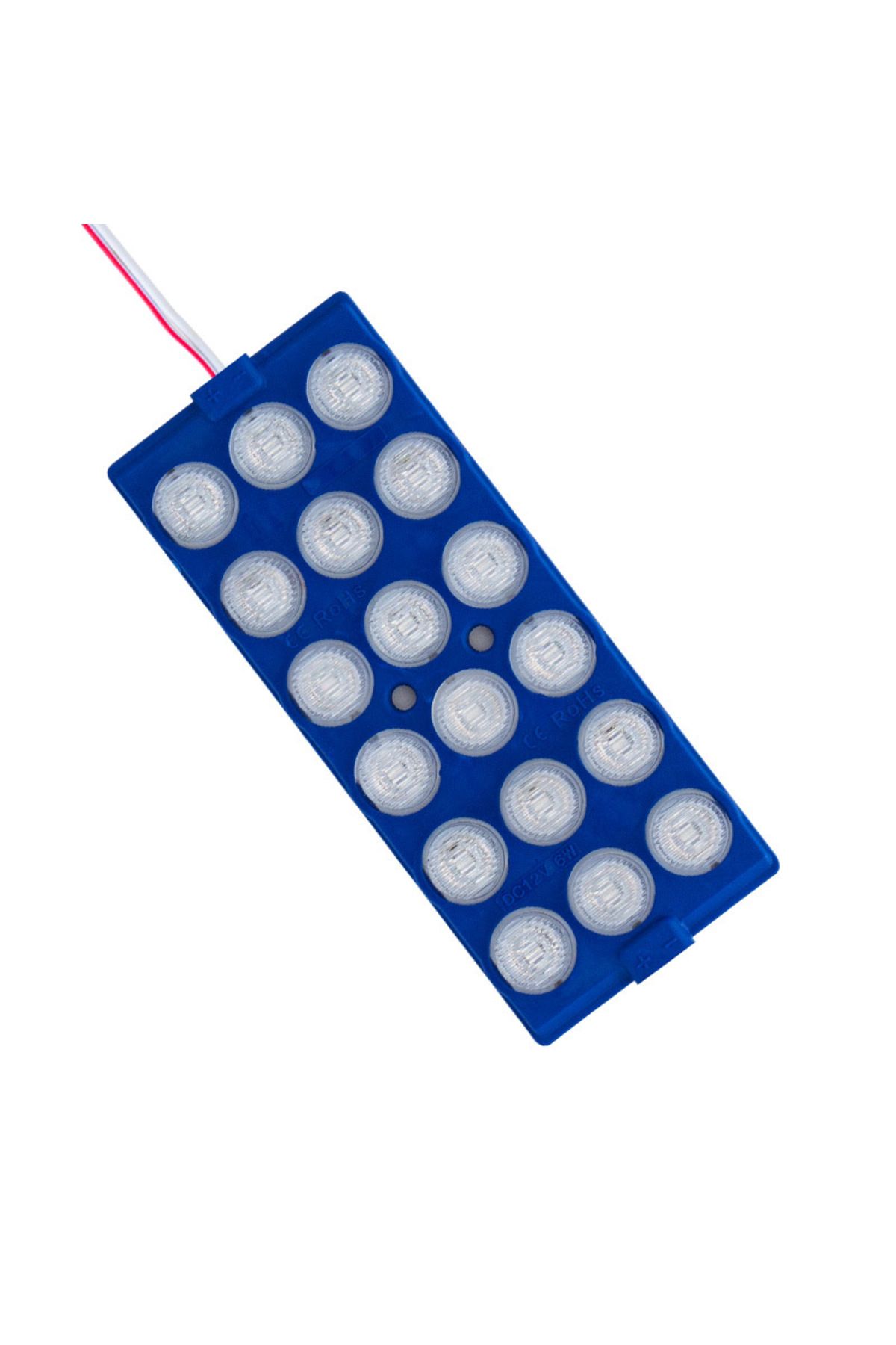 Vemora MODÜL LED 12V 6W MAVİ 18 LEDLİ YANIP SÖNEN 2Lİ PAKET 13960-2835 (FLAŞÖR) (5166)