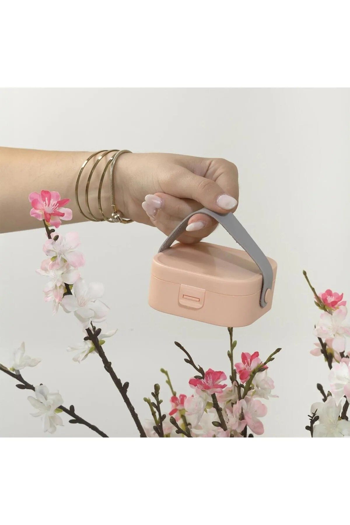 decorev Taşınabilir Makyaj Takı Kutusu – Mini Boy Aynalı Organizer