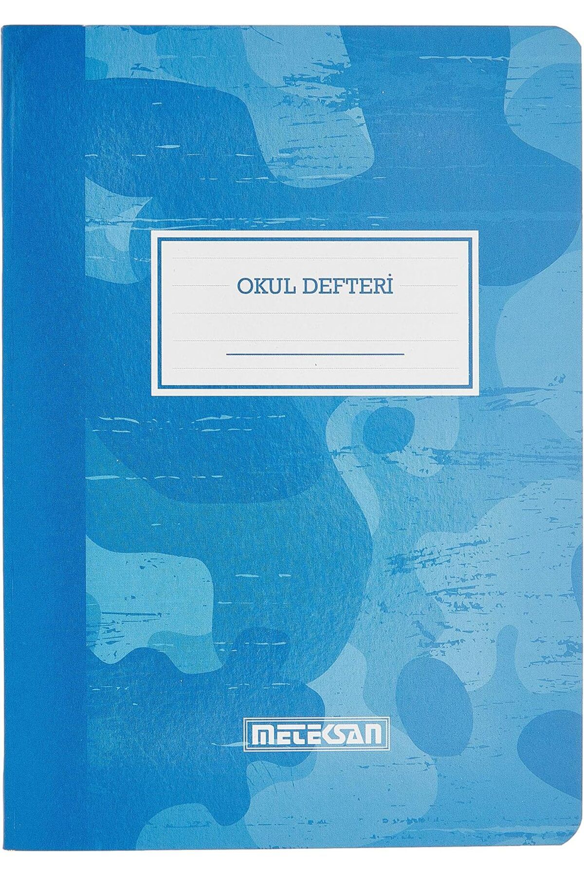 Mu Art Ahşap Mrt A5 Çizgili Okul Defteri, Mavi Kamuflaj 60 Yaprak Art 871301