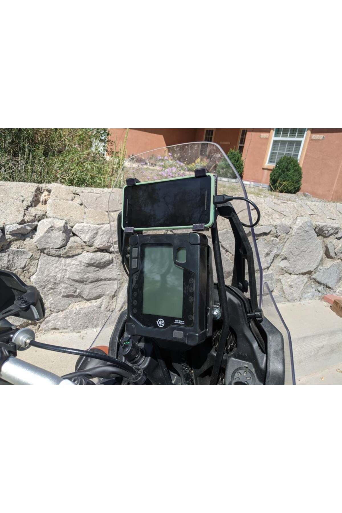 Lucest Yamaha Ténéré 700 Pixel 2 İçin Uyumlu Mount, Pixel 2 Xl, Oneplus 7t (plastik Aparattır!!!)