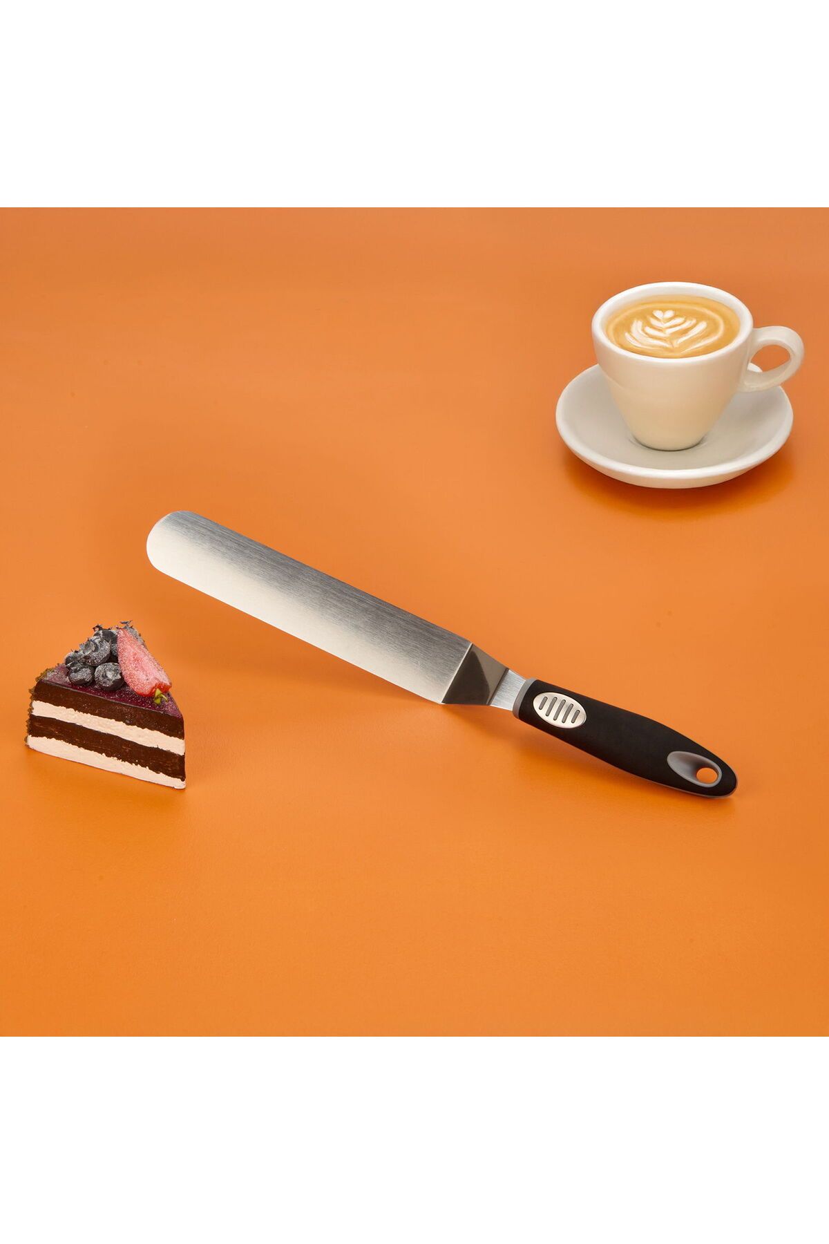 MATMEL Pastacı Spatulası - Siyah - 36 cm