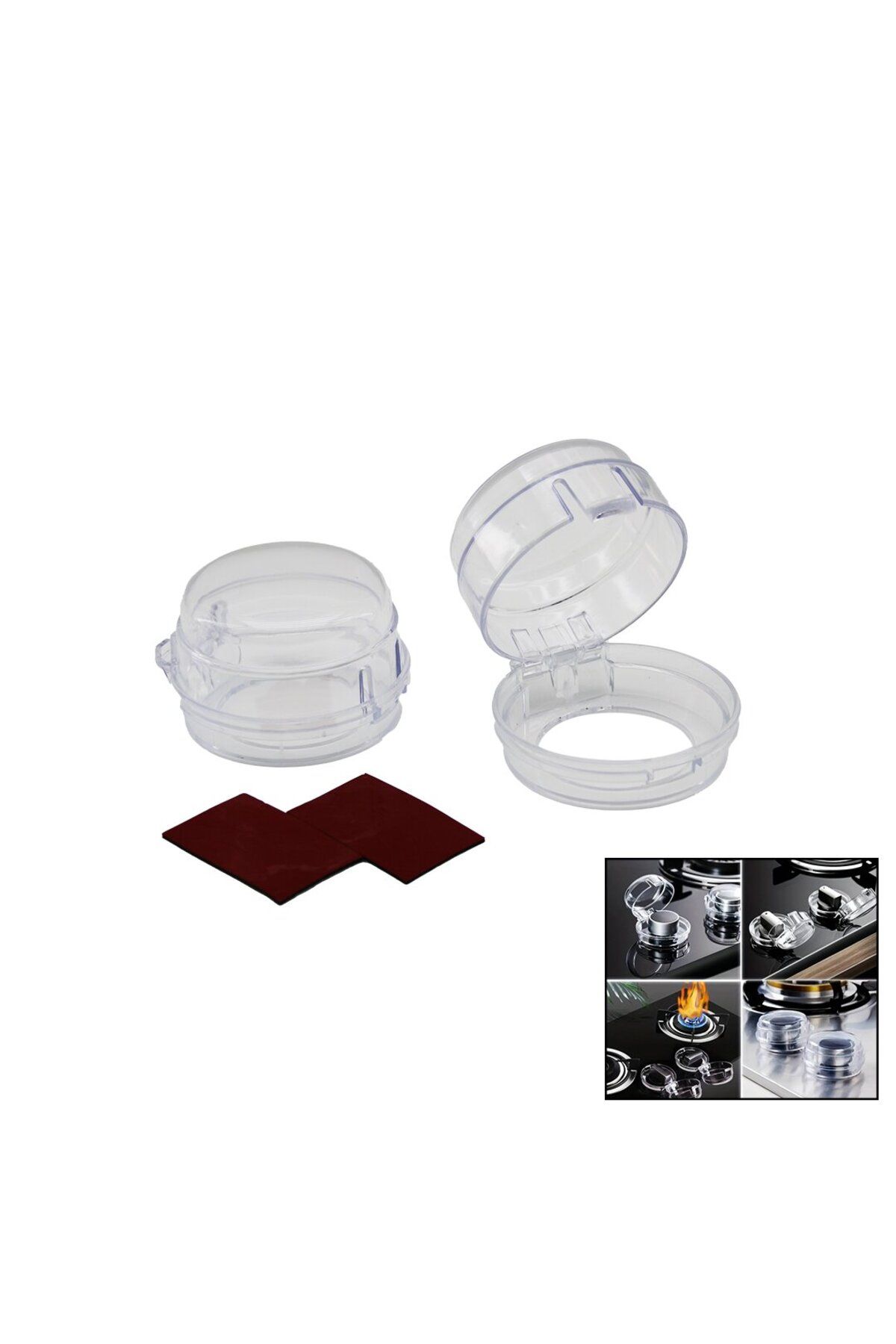 STOREMAX svticaret 2 PCS OCAK DÜĞME KORUYUCU KAPAK MiKA KRİSTAL mhm 1053513
