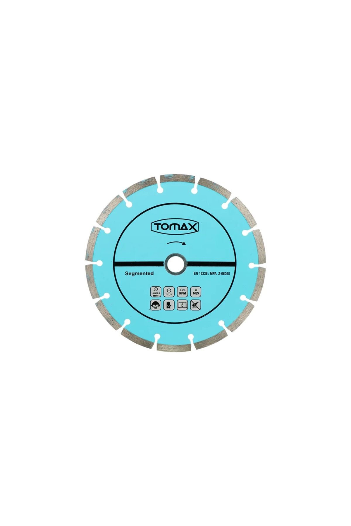 Yuba Avm Segmentli Elmas Beton Kesici Disk - 230x2,4x22