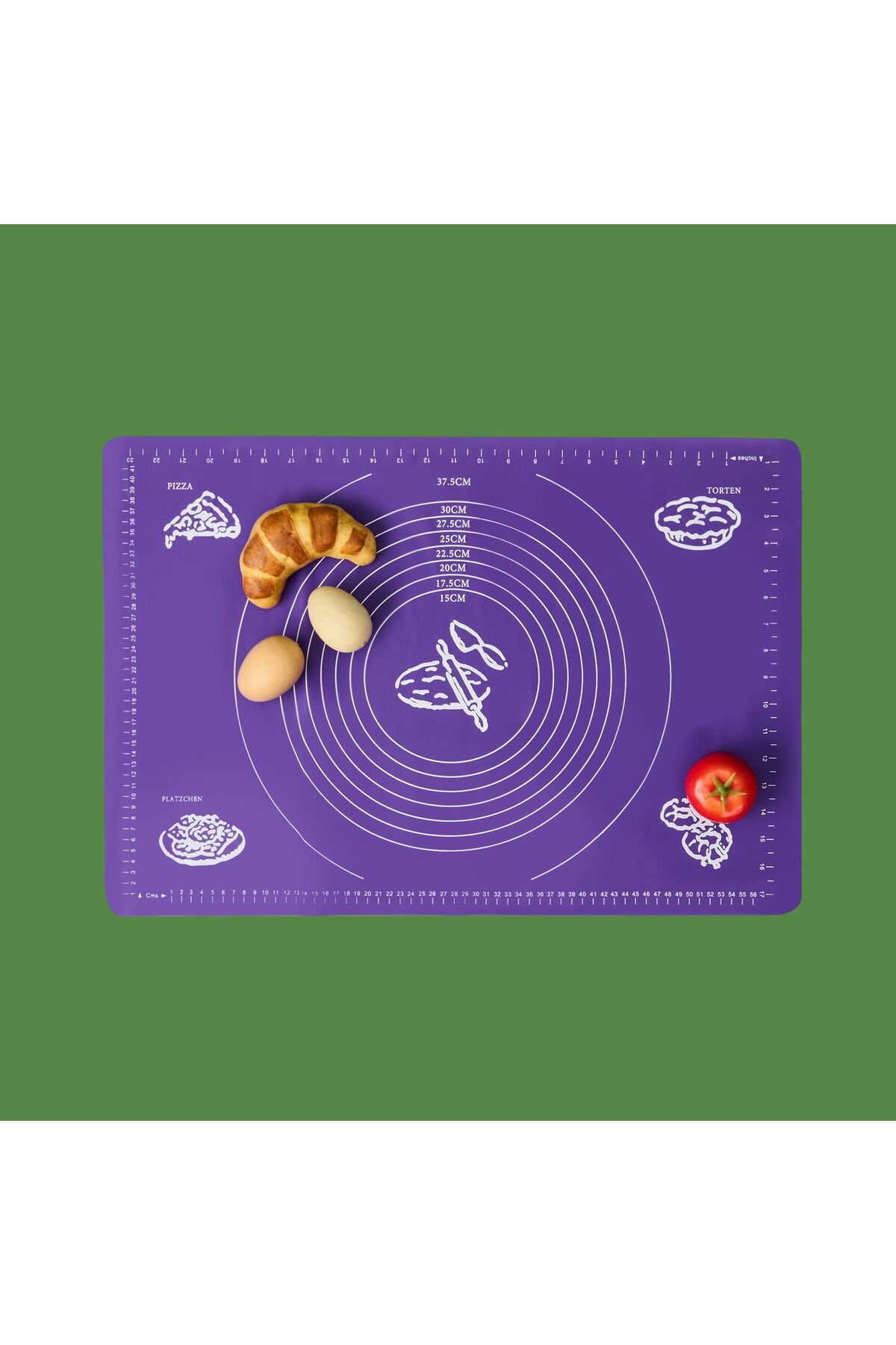 MATMEL Silikon Hamur Matı - Mor - 41x65 cm