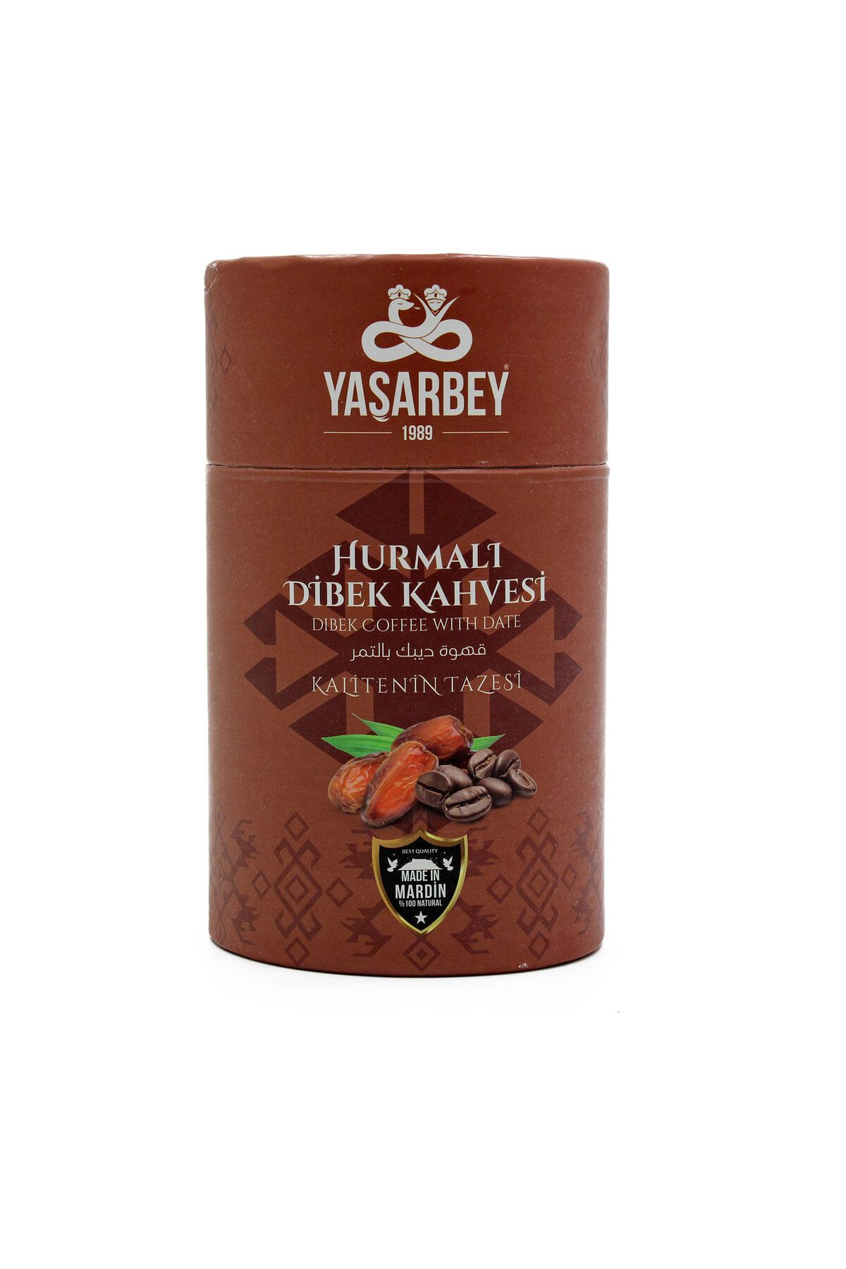 Yaşarbey MARDİN SPECİAL HURMALI DİBEK KAHVESİ 400 GR (HEDİYELİK KUTU)