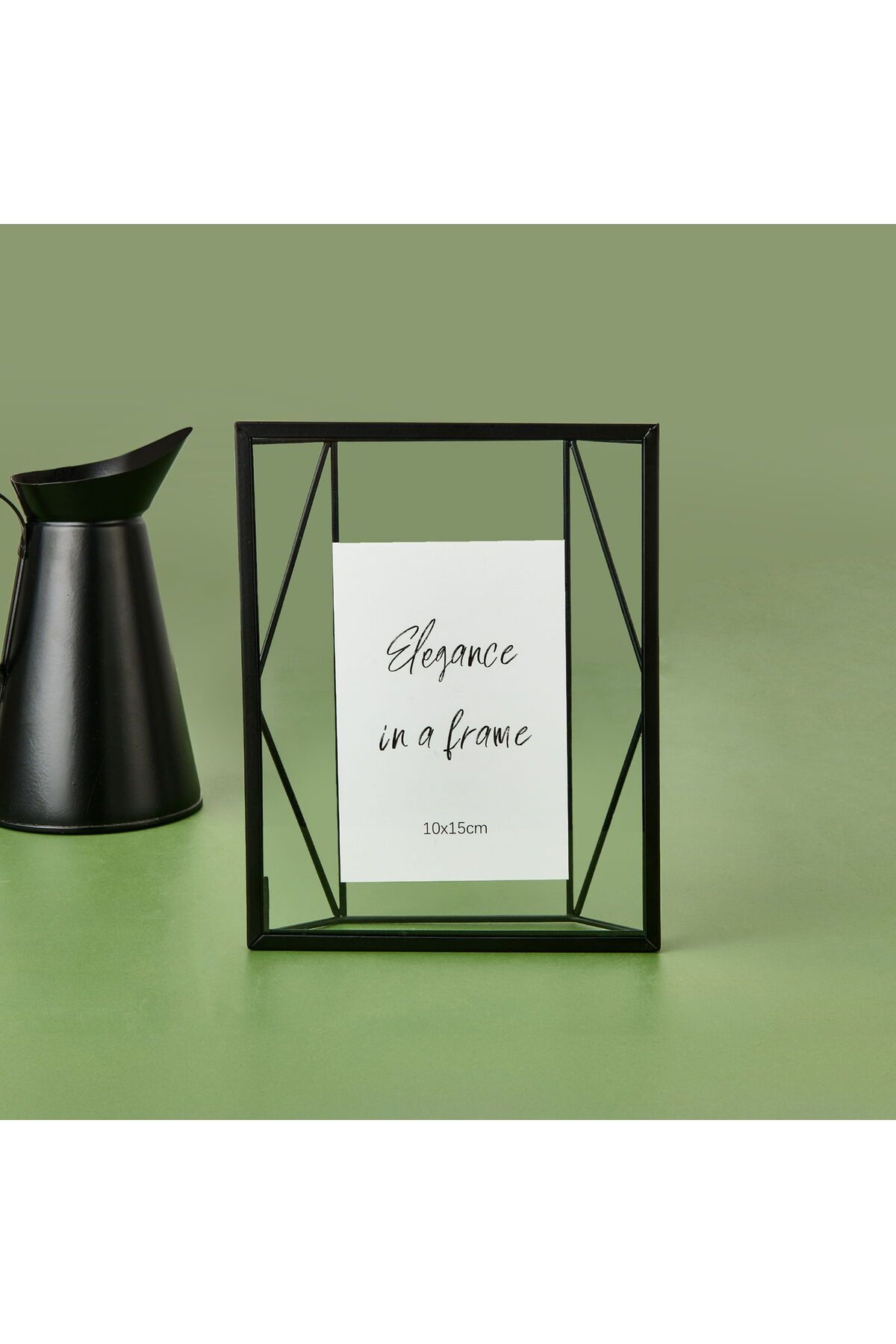 ASPARTAM Elegance Çerçeve - Siyah / Beyaz - 10x15 cm