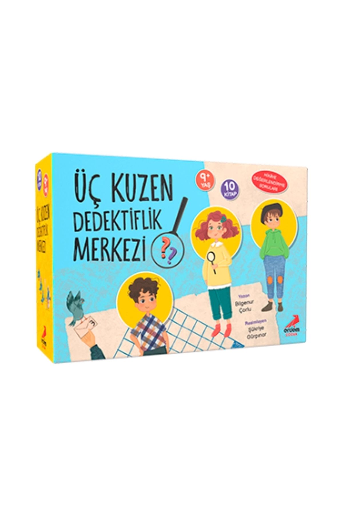 Erdem Yayınları Erdem Yayınları Üç Kuzen Dedektiflik Merkezi 9+ Yaş 10 Kitap Set