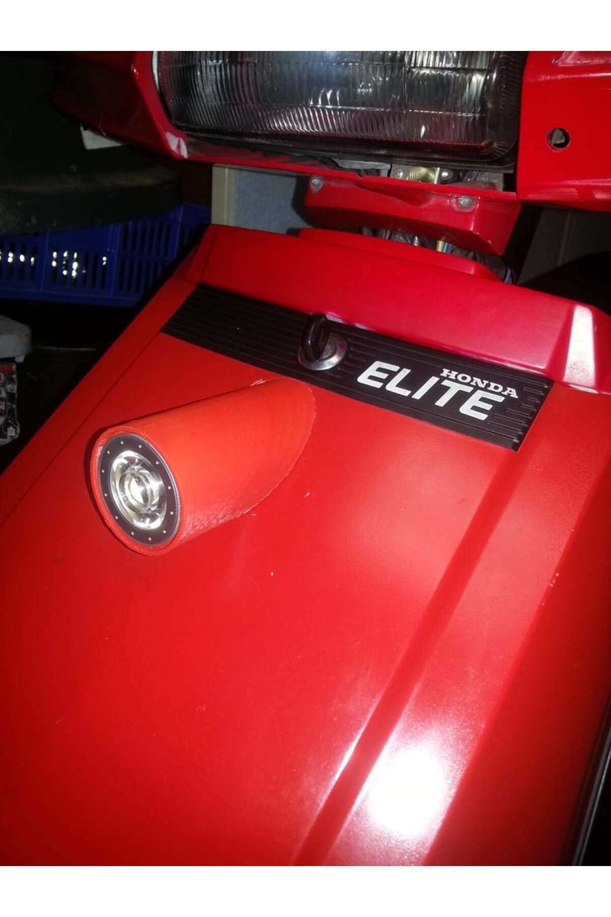 Lucest Honda Elite için MR16 Far uyumlu  (52 derece) (Plastik Aparattır!!!)