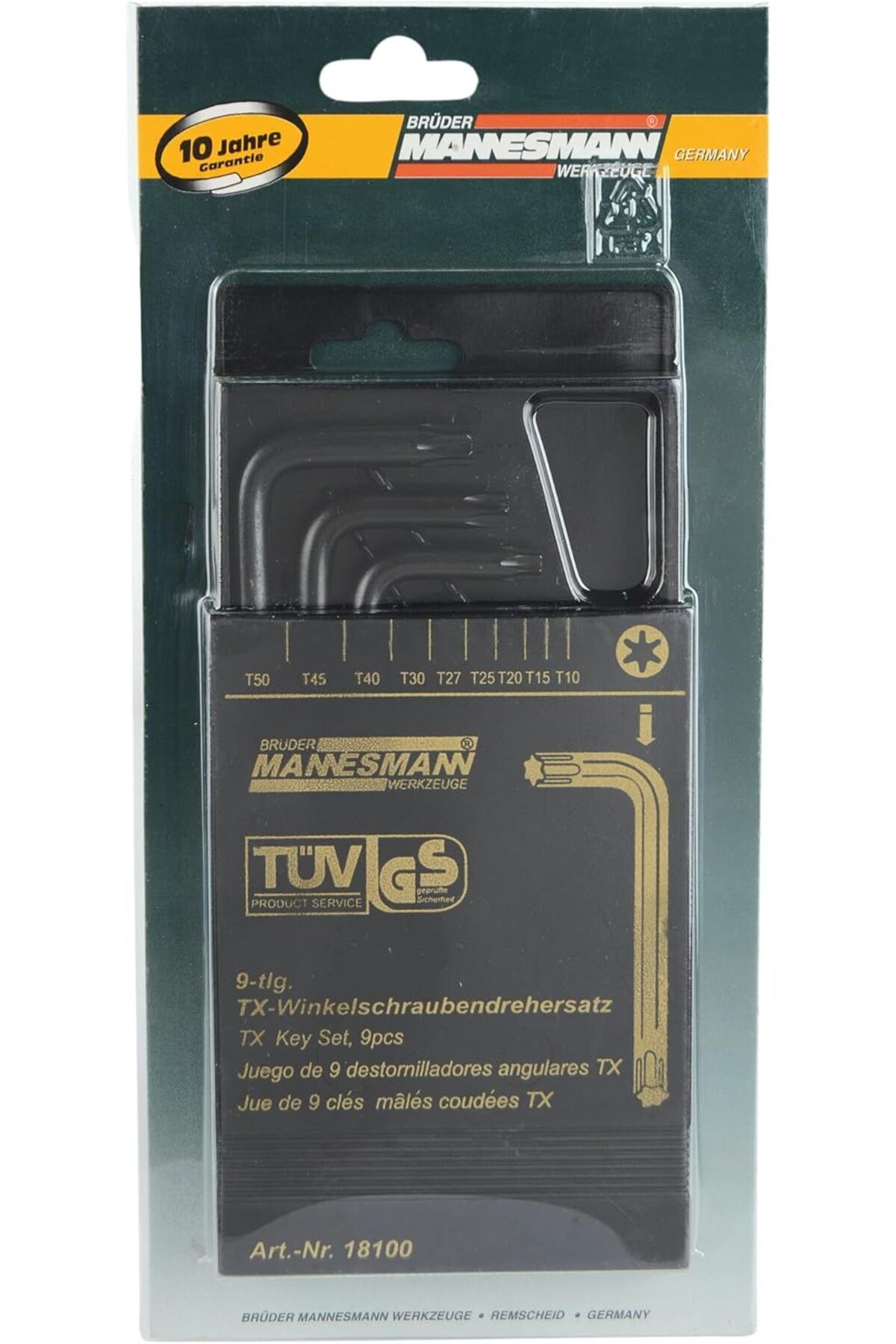 Mu Art Ahşap Mrt M 18100 Allen Anahtar Seti, Torx, 9 Parça Art 871301