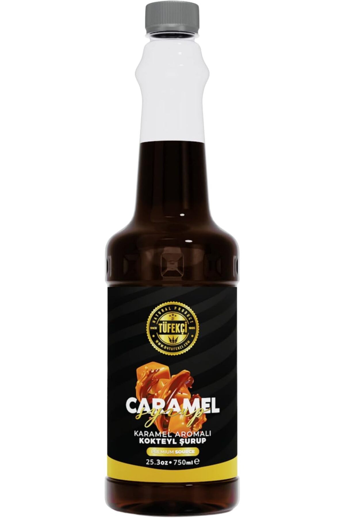 STOREMAX ELZ Tüfekçi Karamel (Caramel) Kokteyl, Kahve Ve Pasta Şurubu 750 ml FRNTR 1127478