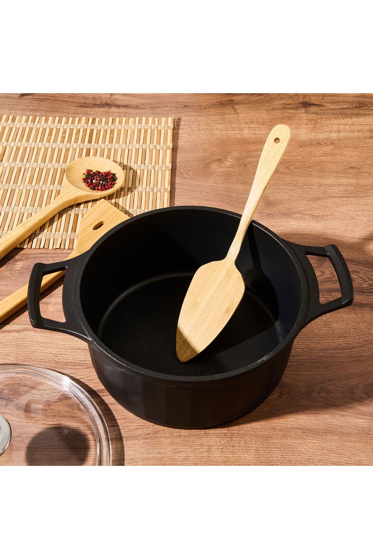 ASPARTAM Kelsey Spatula - Kahverengi - 30,5 cm