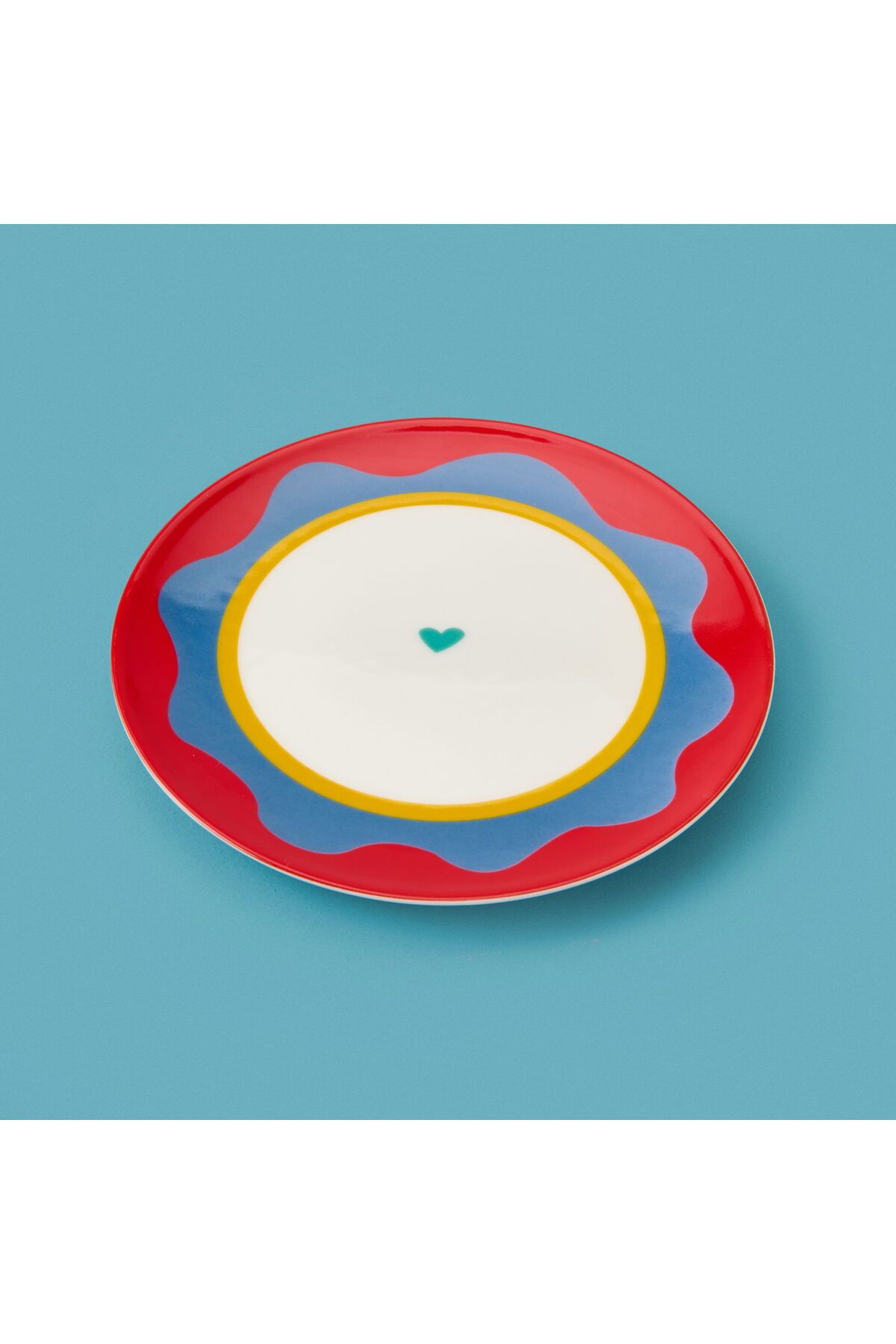 MATMEL Granny Tatlı Tabağı - Kırmızı / Yeşil - 19 cm