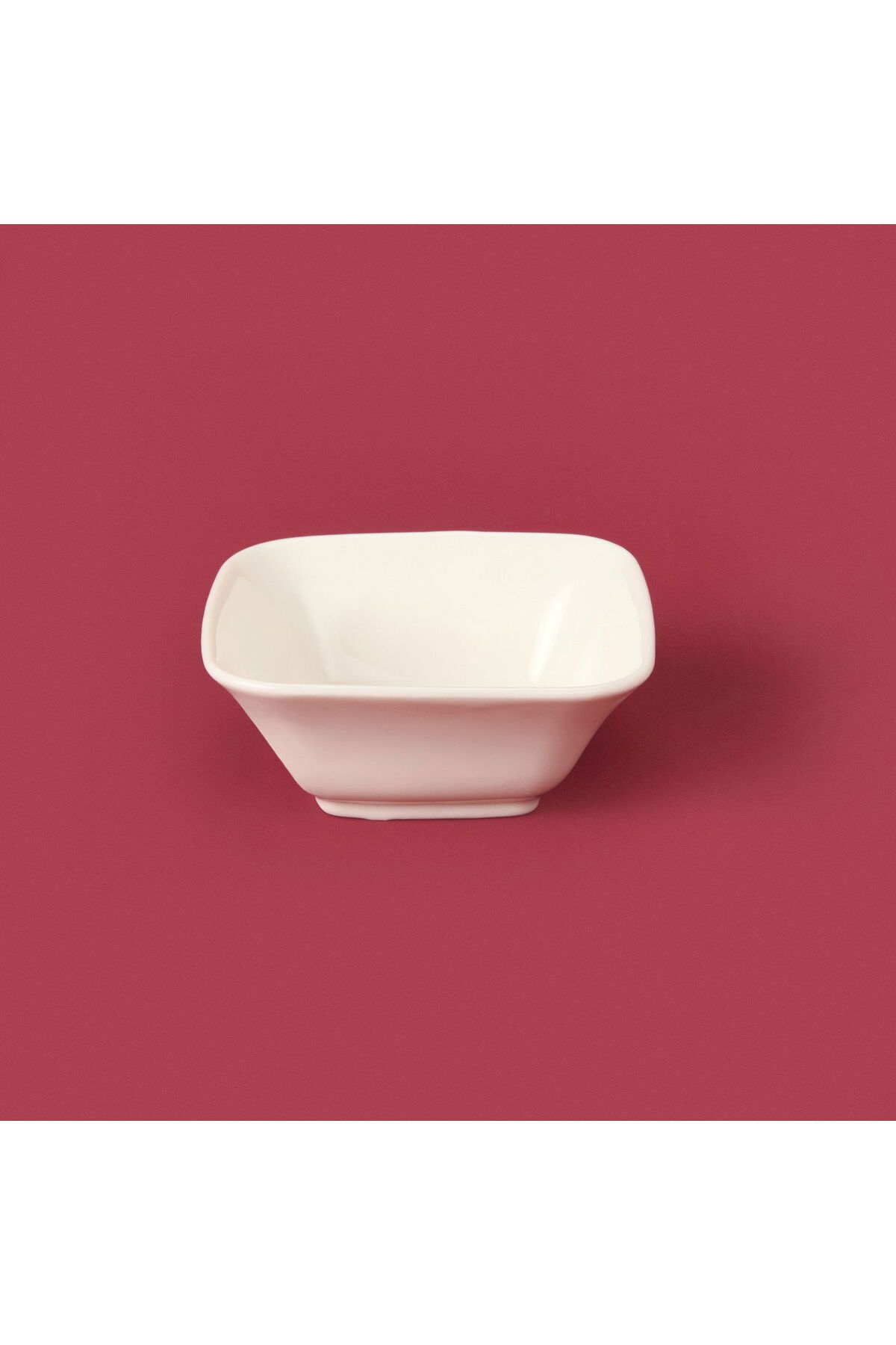 MATMEL Oval Kare Sosluk - Beyaz - 7 cm