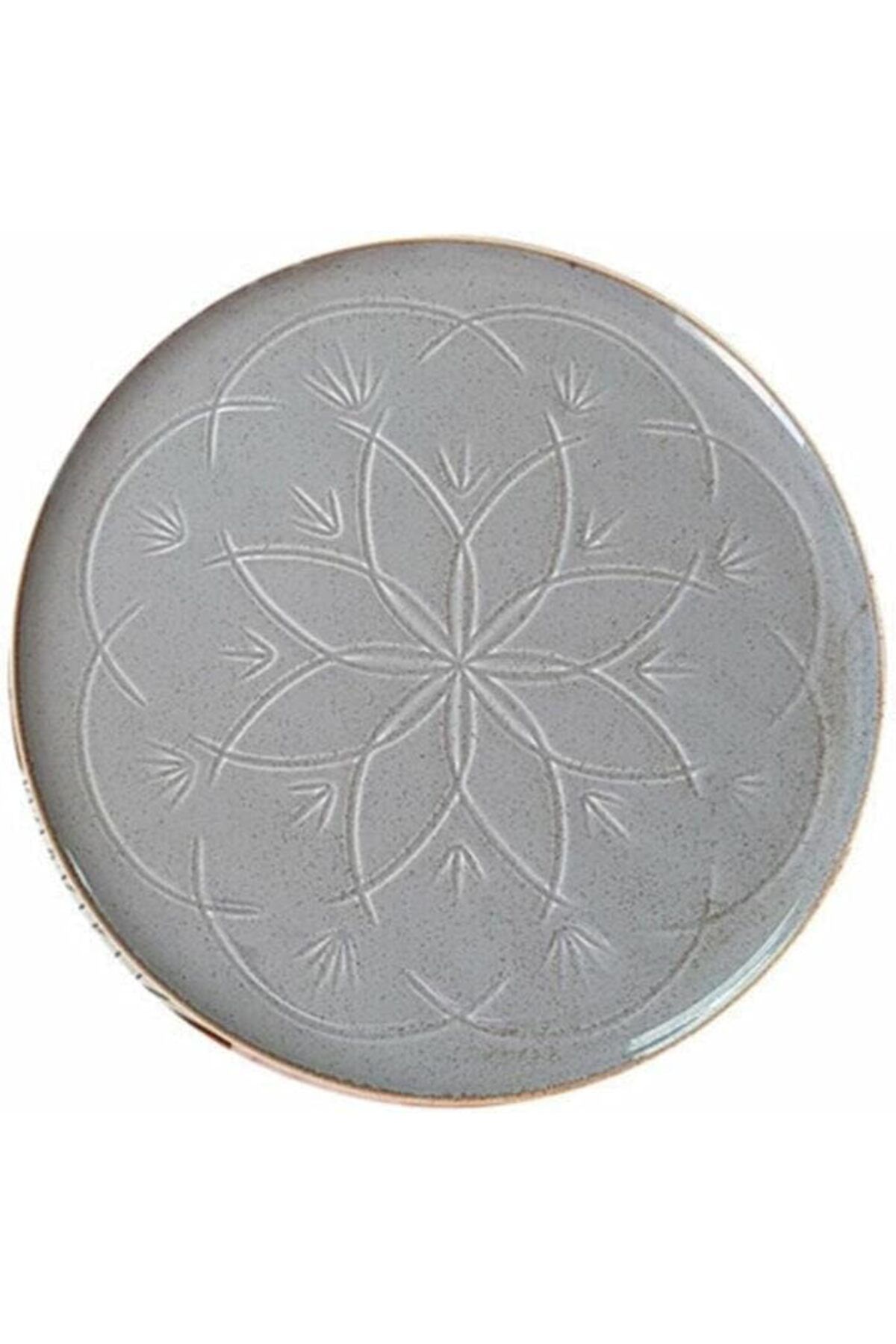 Mu Art Ahşap Mrt Christina Koyu Gri Düz Tabak 32cm Art 871301