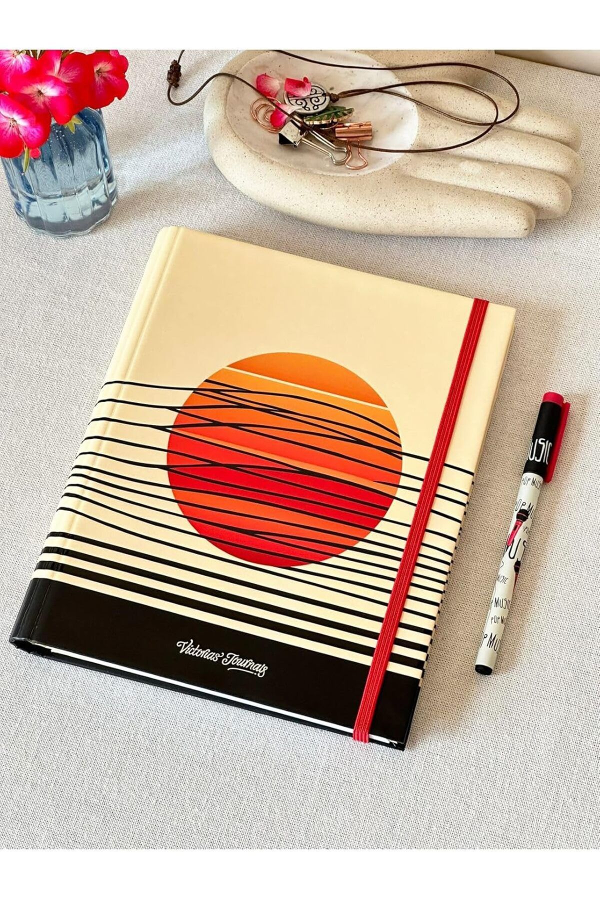 Mu Art Ahşap Mrt Spiralli Defter Sert Kapak 192 Sayfa 96 Yaprak 17x24 cm 90gr. Çizgili Art 871301